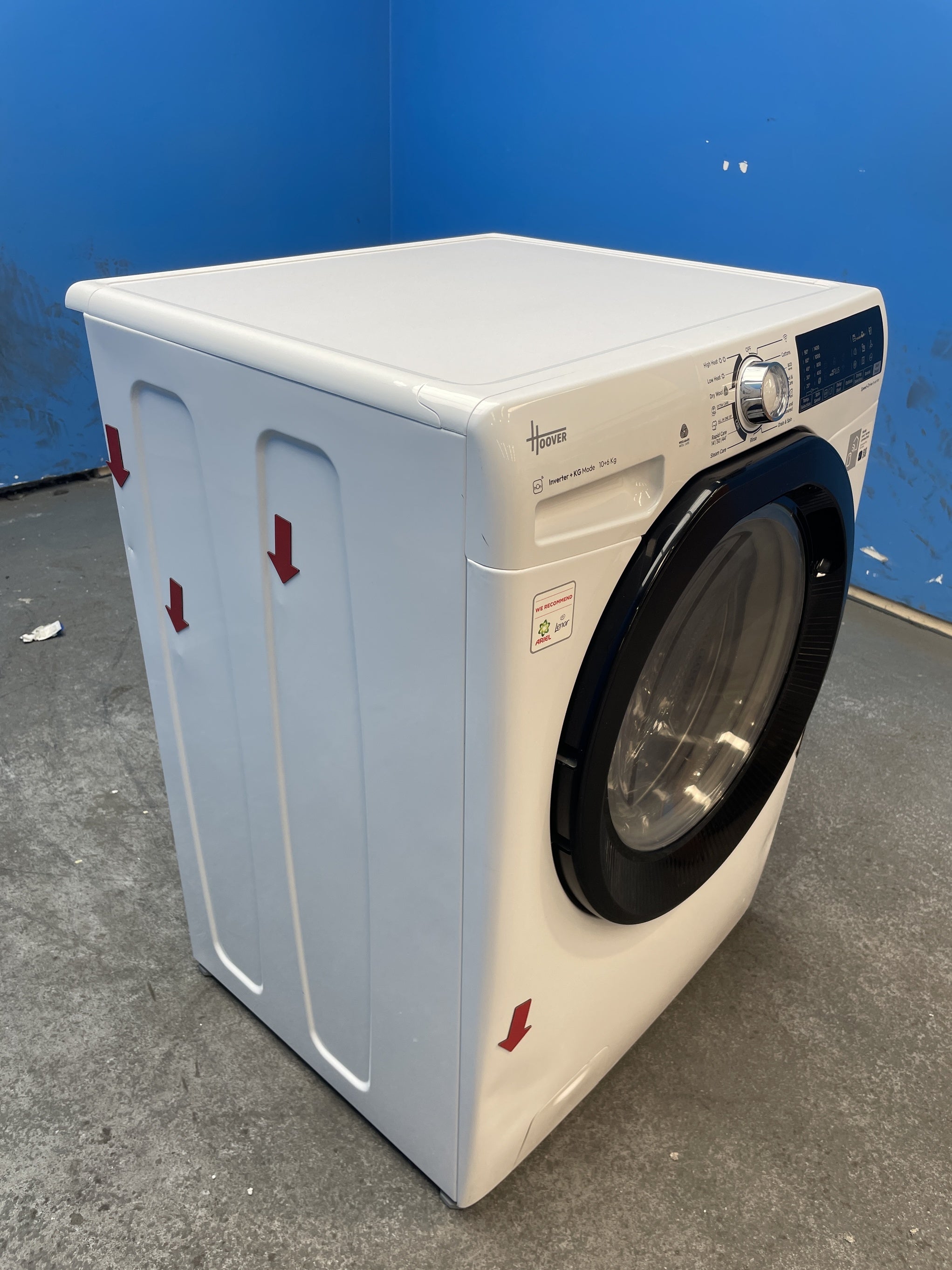 #GRC-160-137 - Hoover H-WASH 350 H3DPS41066TAMB80 10/6kg 1400rpm Washer Dryer