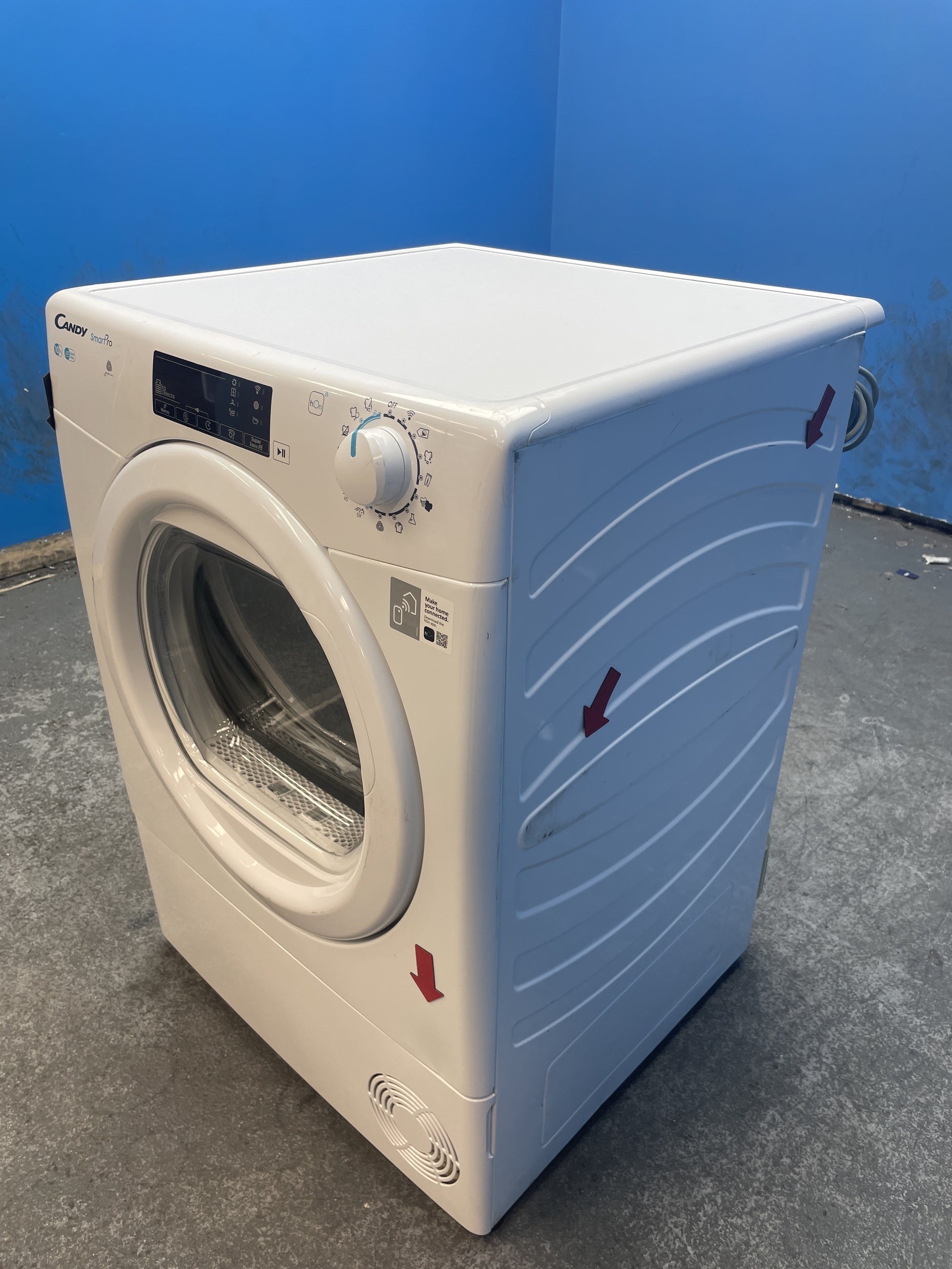 #GRC-159-177 - Candy Smart Pro CSOEC10TG-80 Wifi 10kg Condenser Tumble Dryer