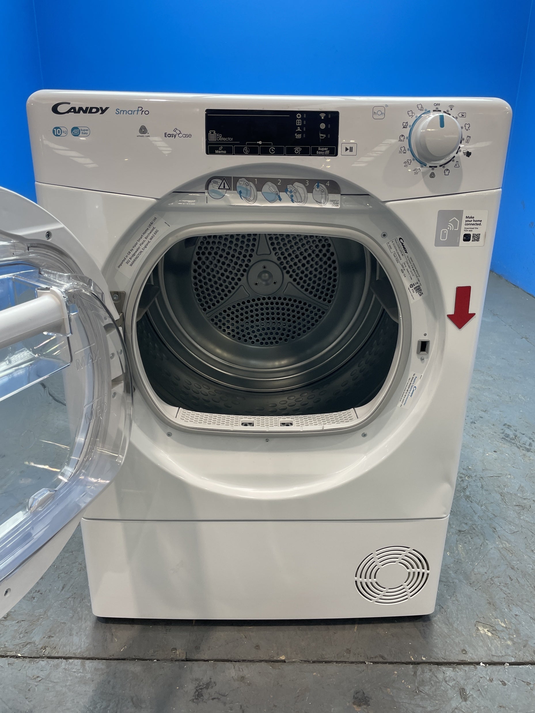 #GRC-155-154 - Candy CSOEC10TE-80 10kg Condenser Smart Pro Dryer
