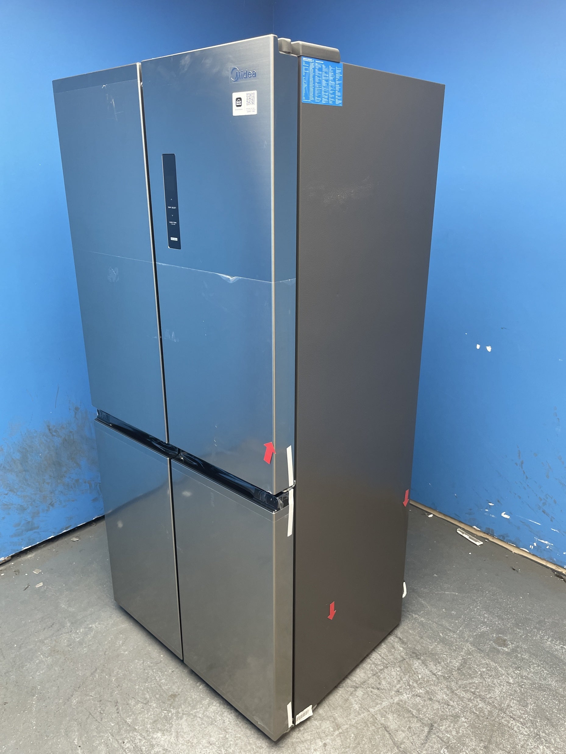 #GRC-158-808 - Midea MDRF632FIE46 Total No Frost Multi Door Fridge Freezer