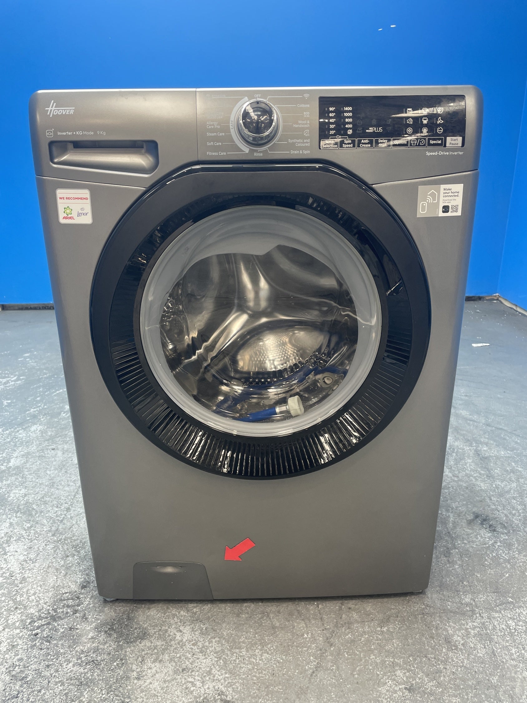 #GRC-155-551 - Hoover H3WPS496TAMBR680 9kg 1400 Spin Washing Machine