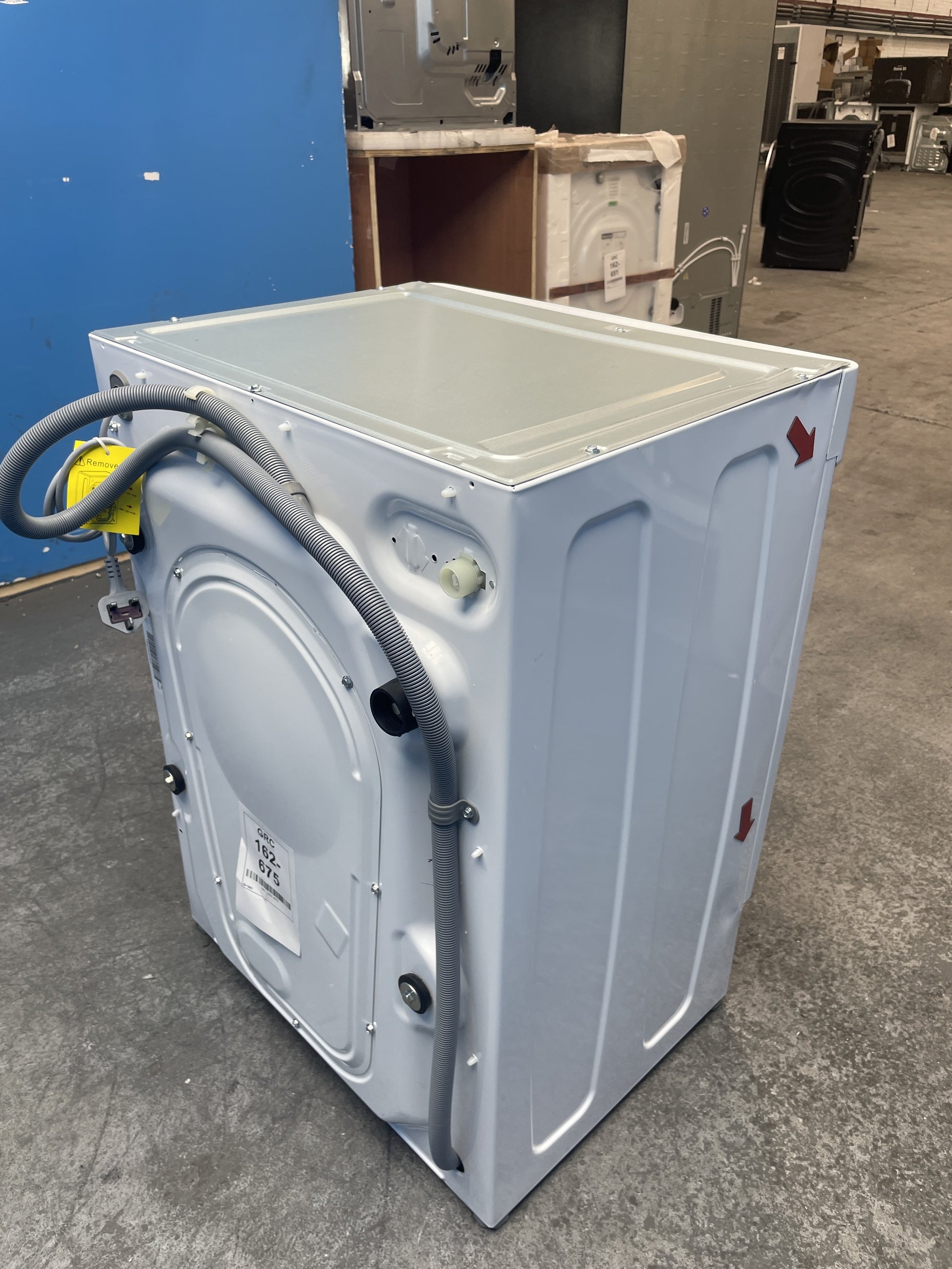 #GRC-162-675 - Hoover Integrated Washing Machine – 8kg, 1400rpm, Steam Care, KG Mode Sensor