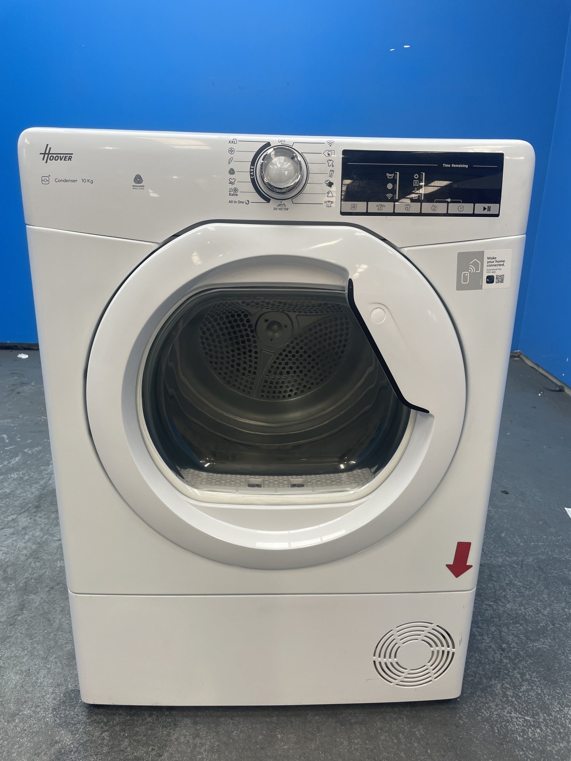 #GRC-158-515 - Hoover HLE C10TG-80 10kg Condenser Tumble Dryer