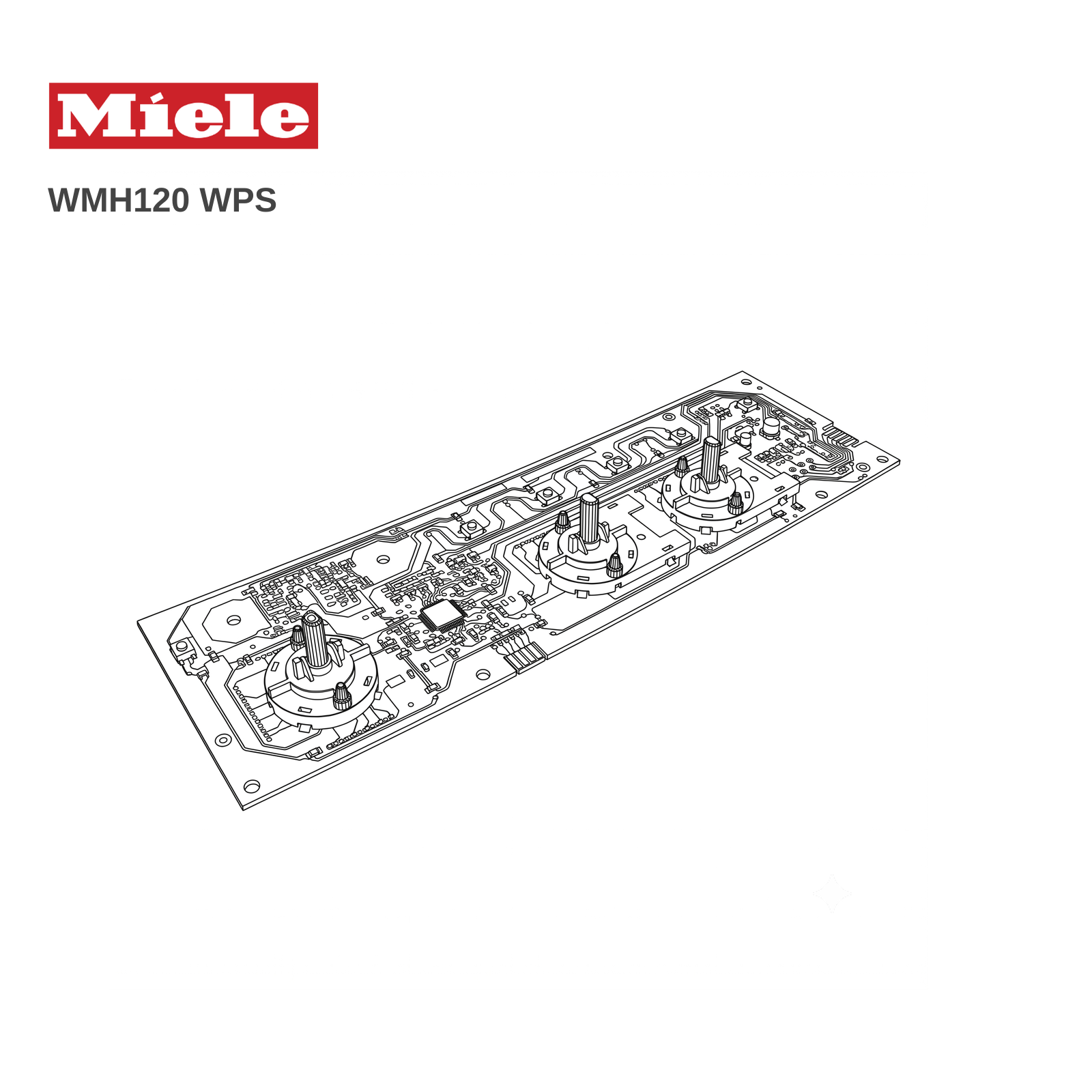 Miele WMH120 WPS Washing Machine PCB - Renew 2 U
