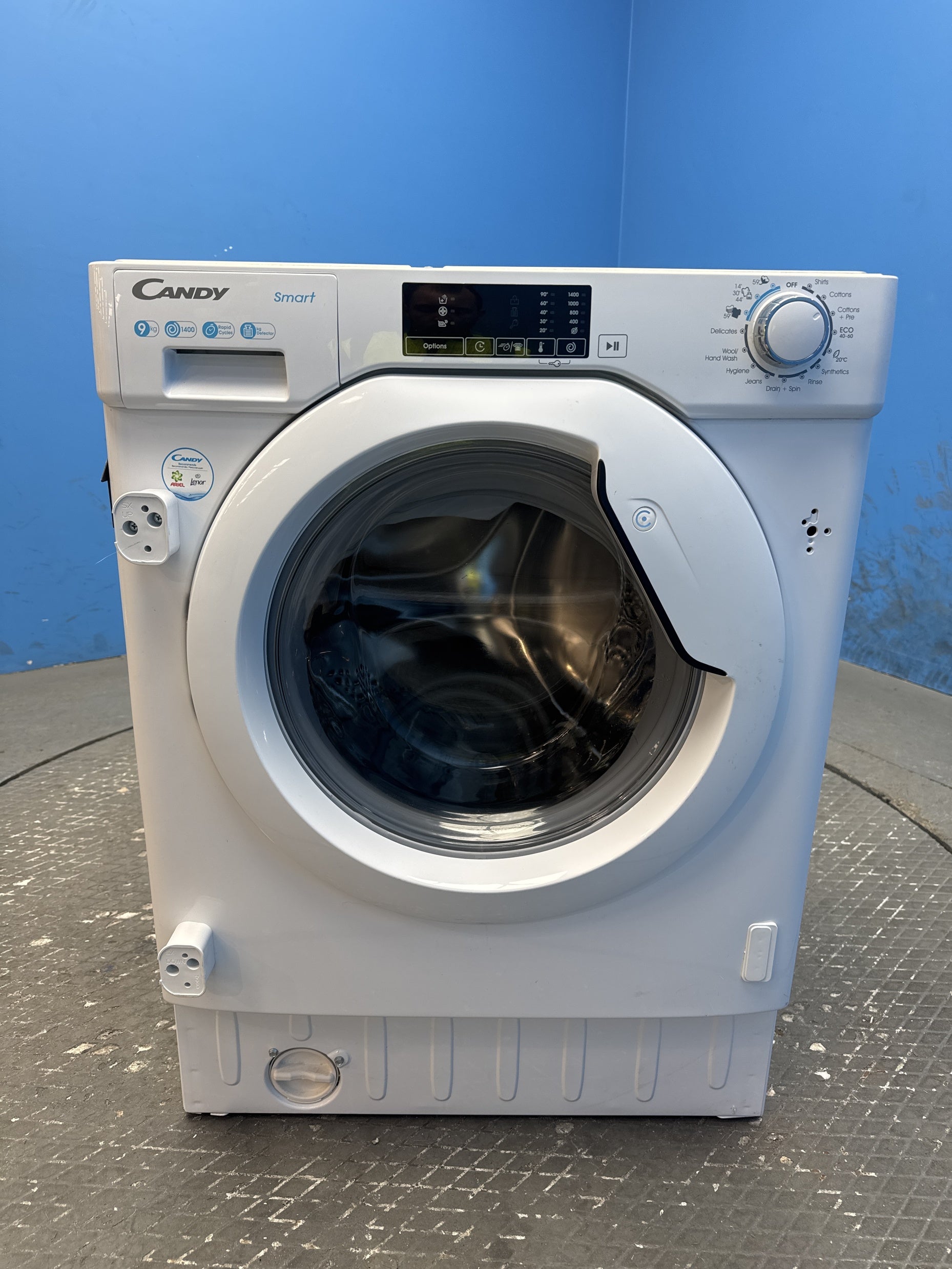 #GRC-153-974 - Candy CBW 49D1W4-80 Integrated 9kg 1400 Spin Washing Machine