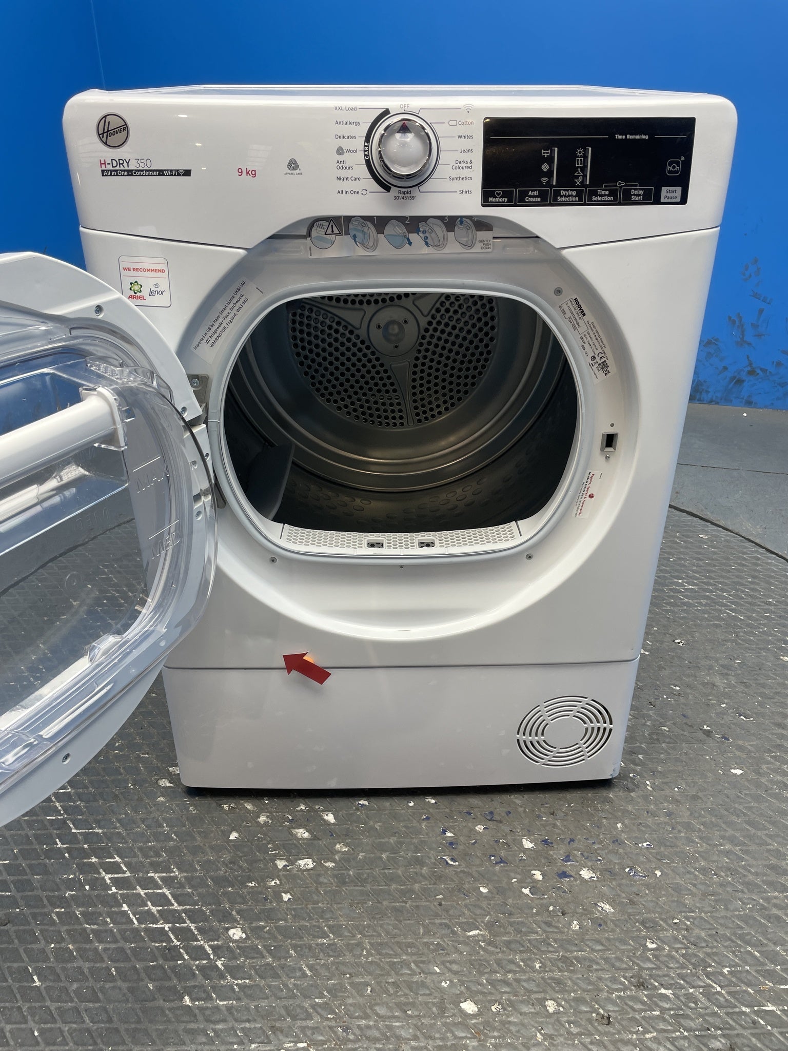 Hoover HREC9TE 9kg Condenser Tumble Dryer with Wi-Fi