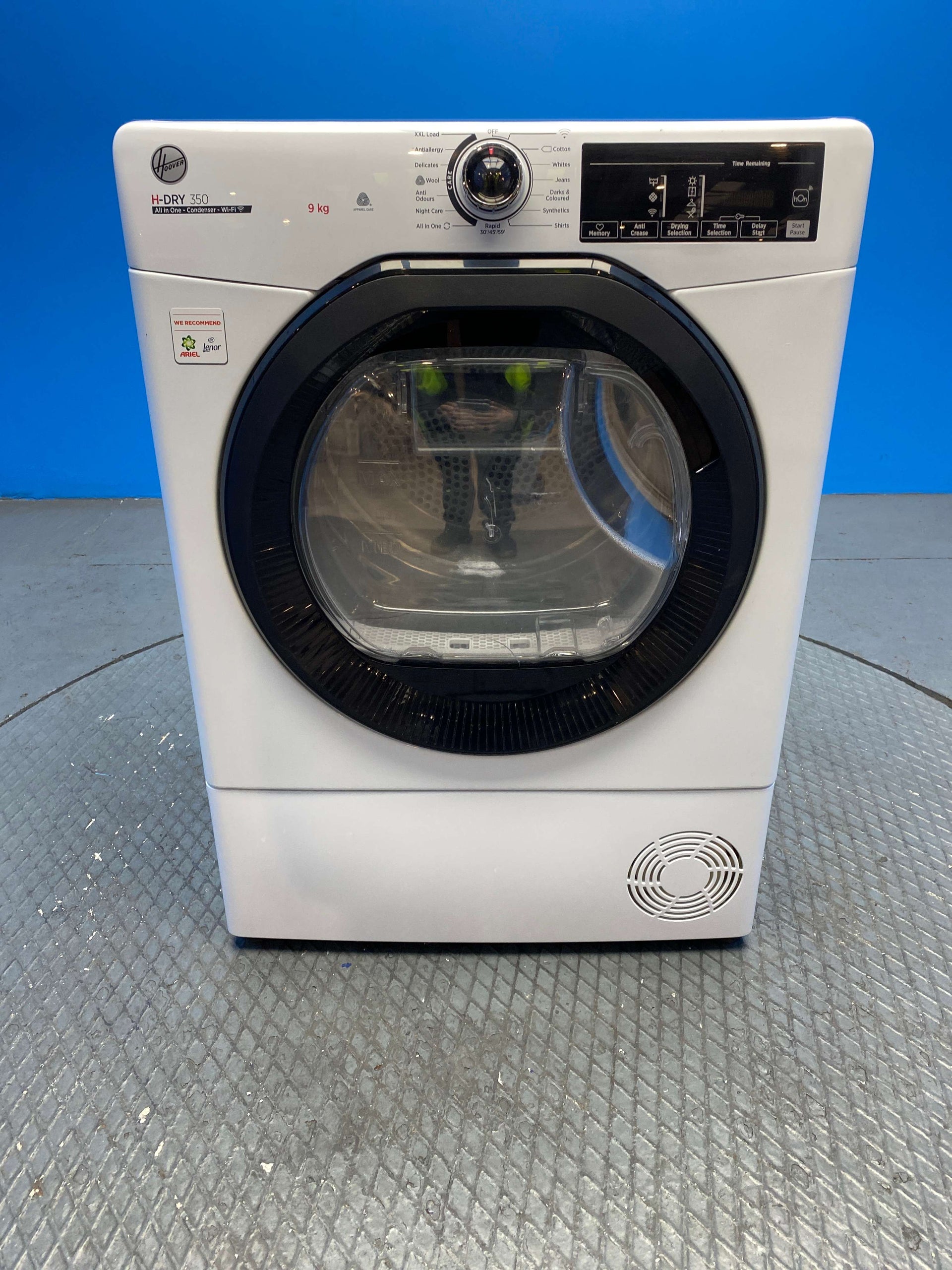 Hoover H-DRY 350 HREC9TBE-80 9kg Condenser Tumble Dryer