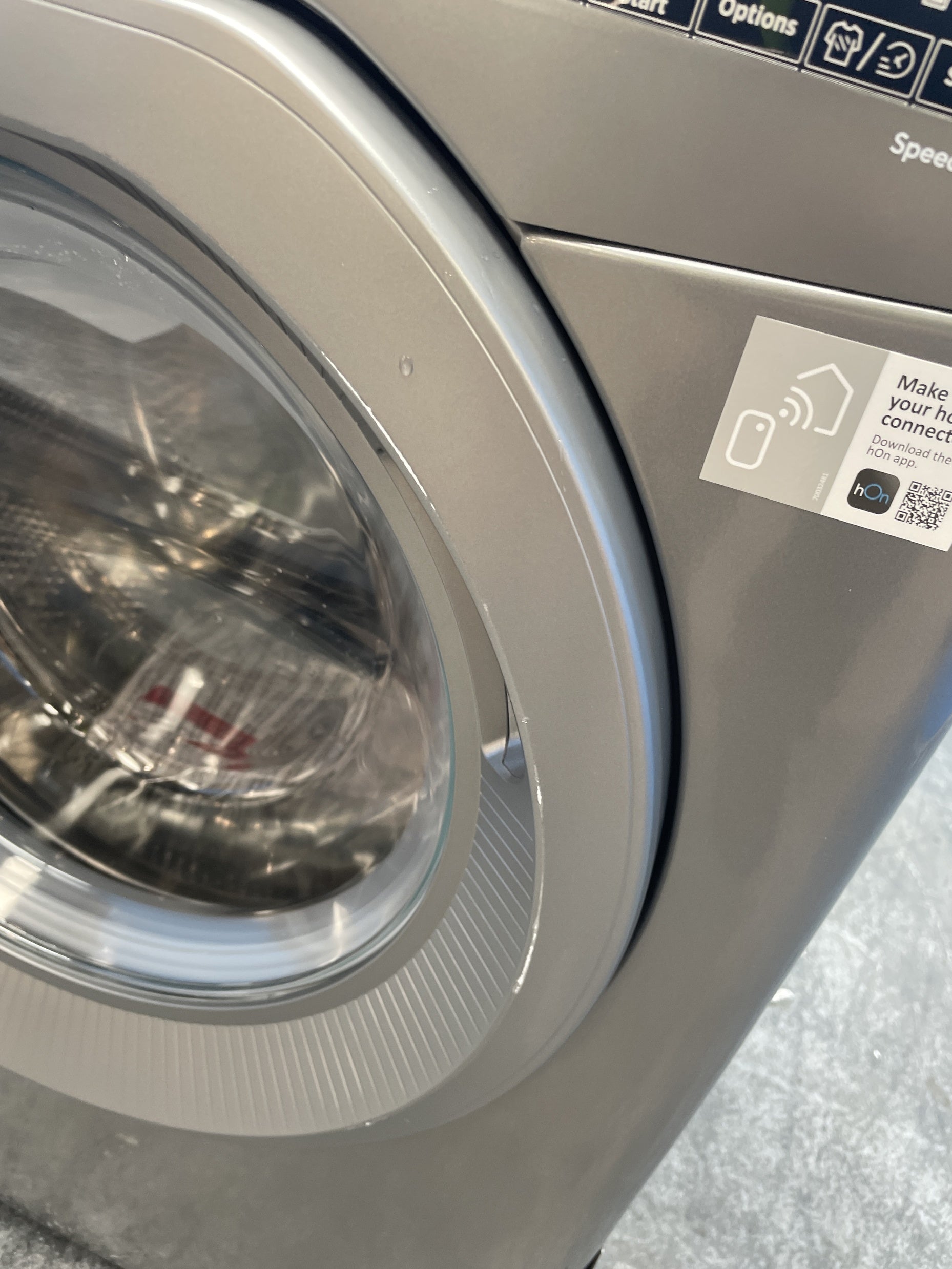 #GRC-159-038 - Hoover H3WPS496TMRR6 9kg 1400 Spin Washing Machine