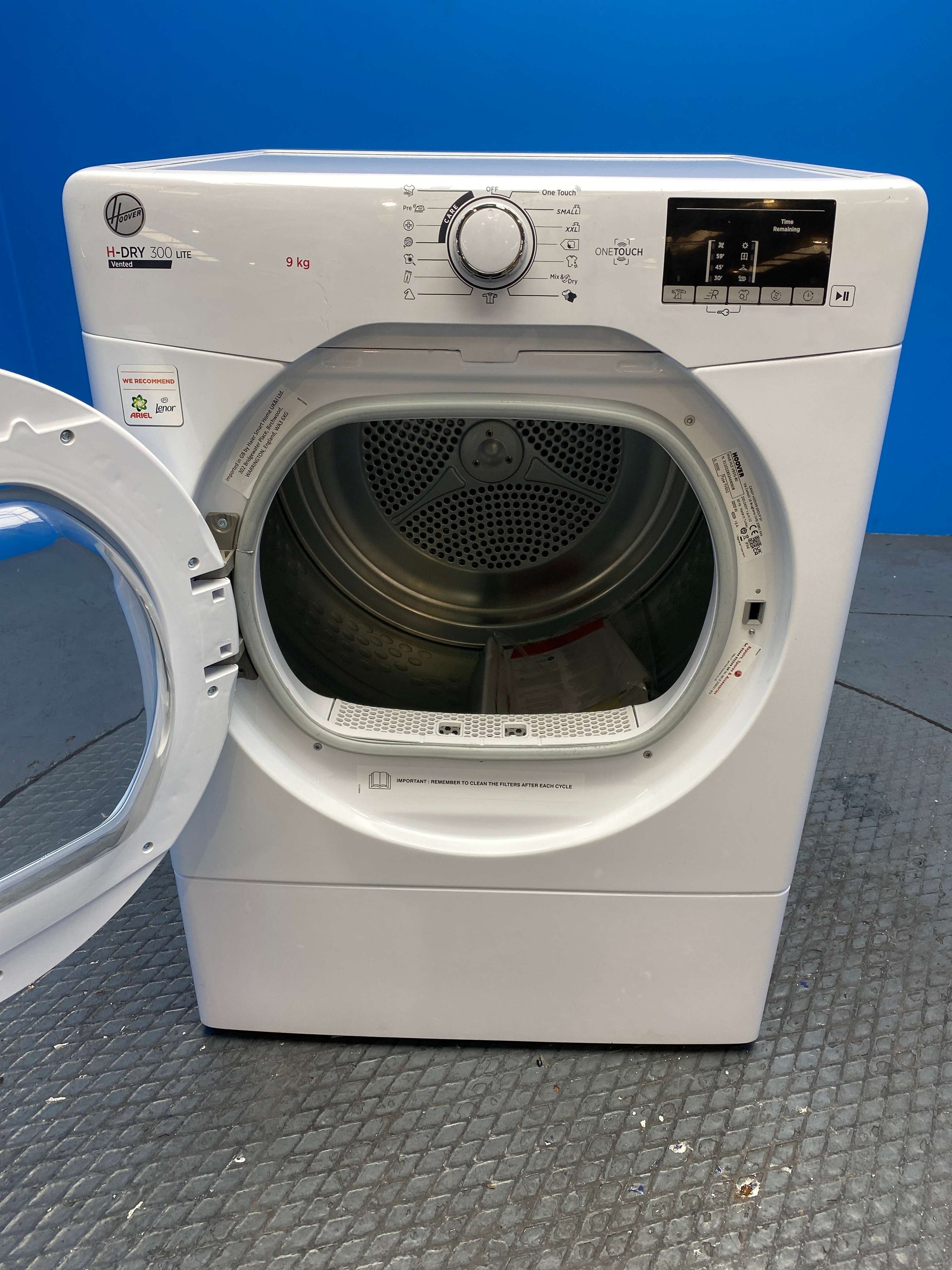Hoover HLEV9DG 9kg Vented Tumble Dryer