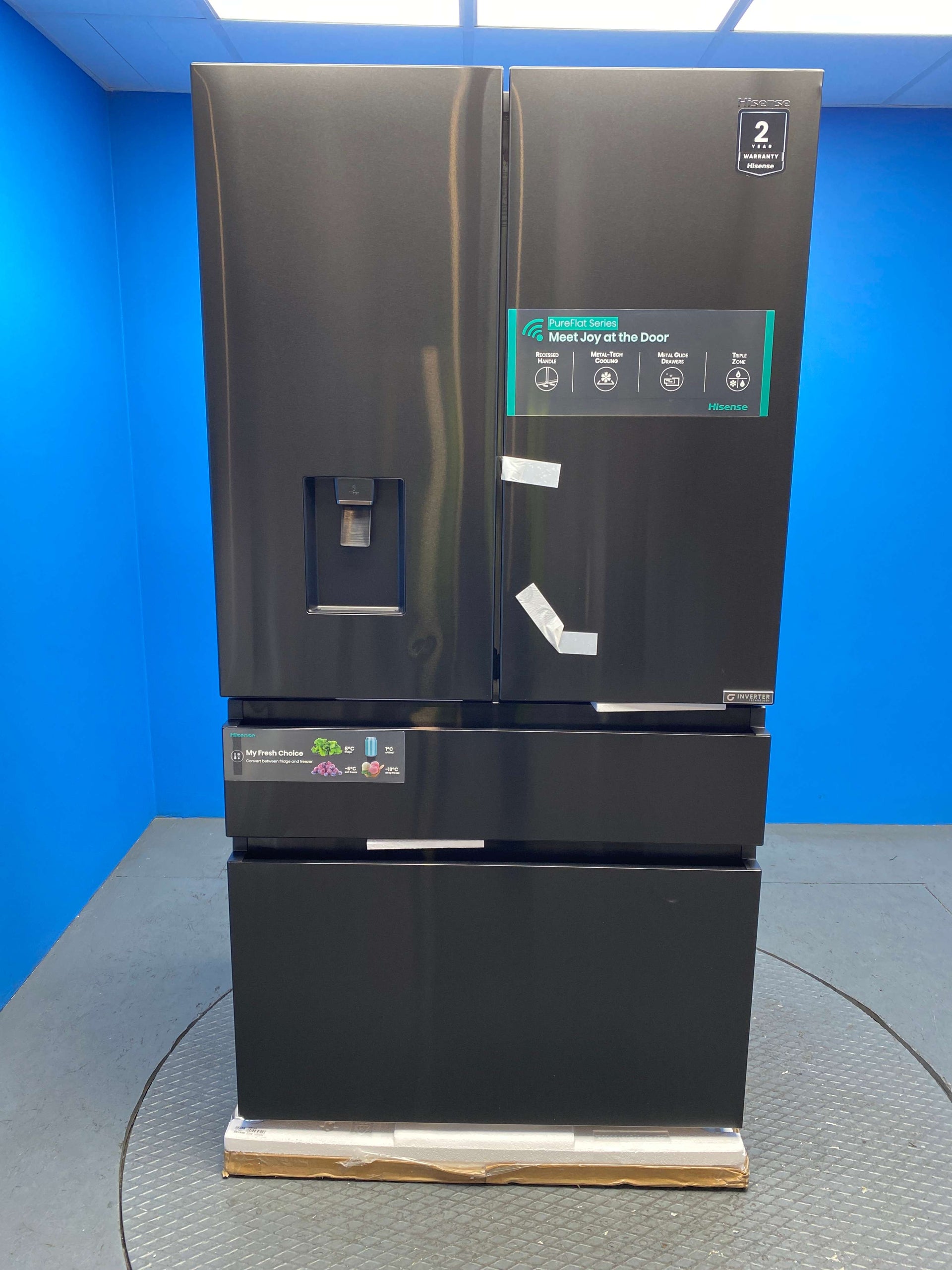 Hisense RF749N4SWFE 579 Litre French Door Fridge Freezer