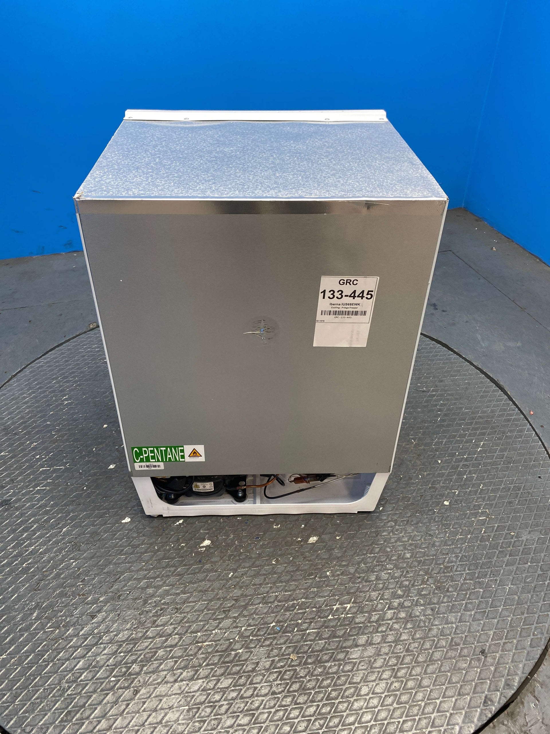 Iberna IUS68EWK 95L Integrated Undercounter Freezer