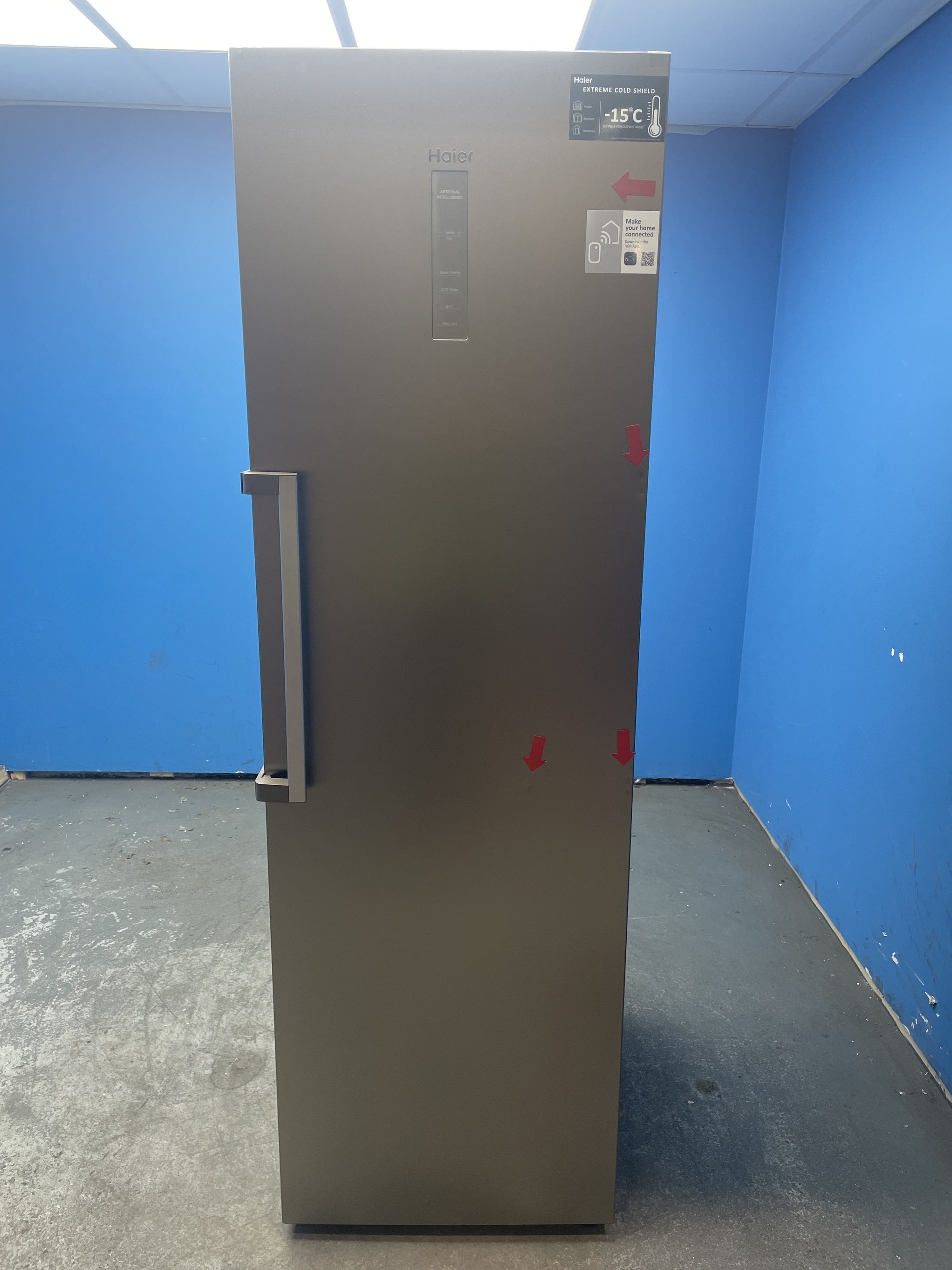#GRC-160-047 - Haier H4F306SDH1K Total No Frost Tall Upright Freezer