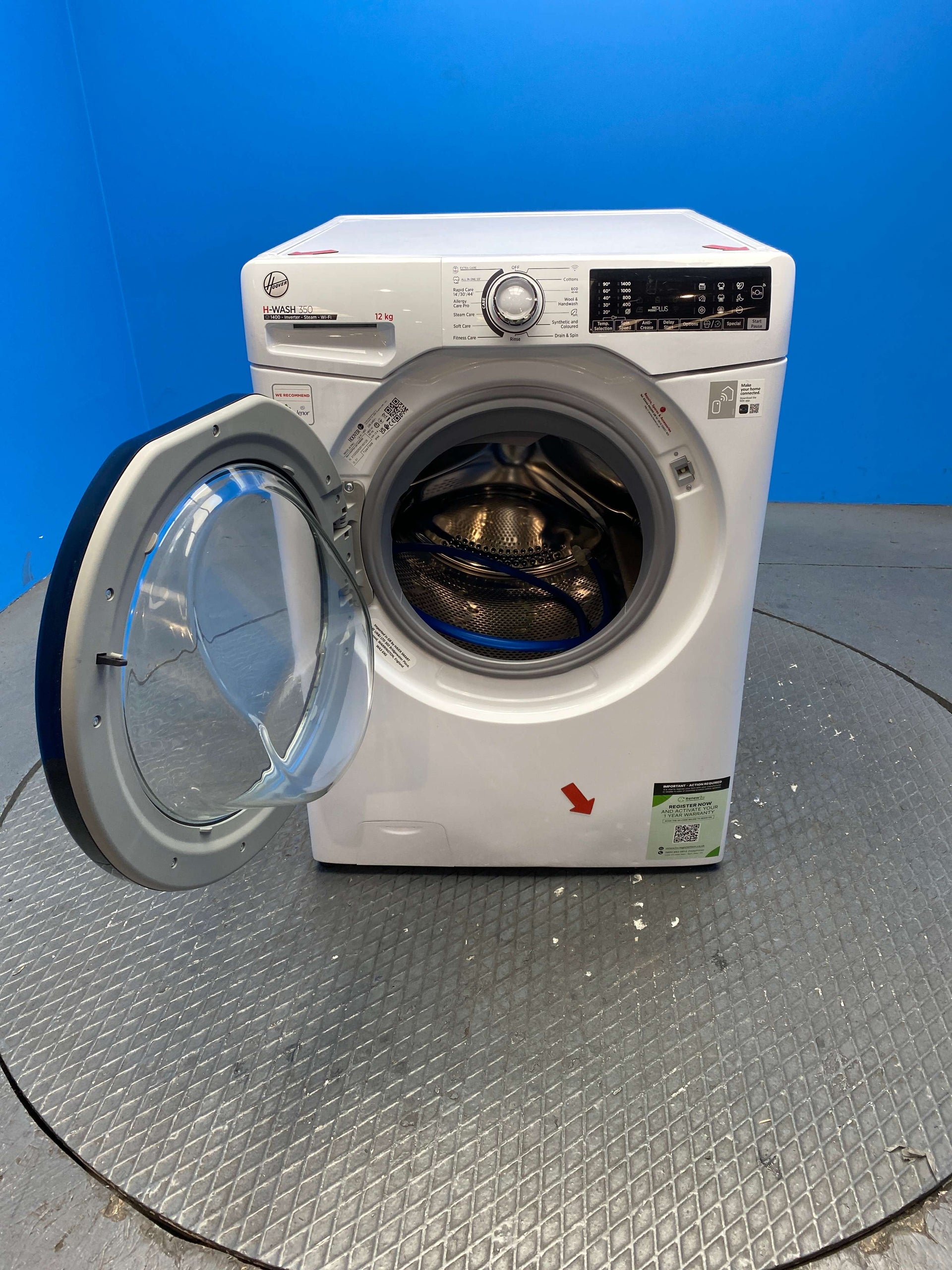 Hoover H3WPS4126TAMB580 12kg 1400 Spin Washing Machine