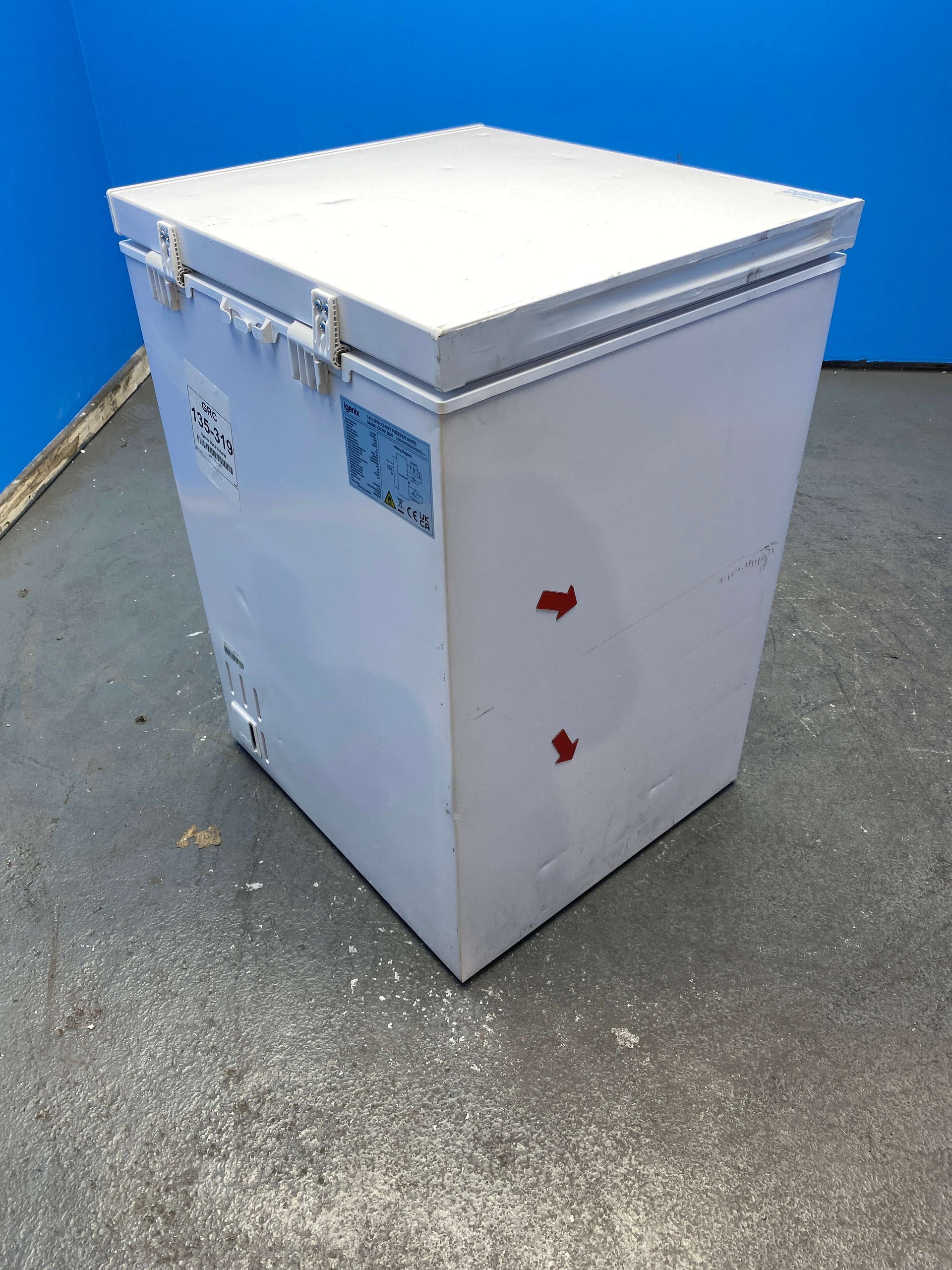 Igenix IGCF0150W 142 Litre Freestanding Chest Freezer