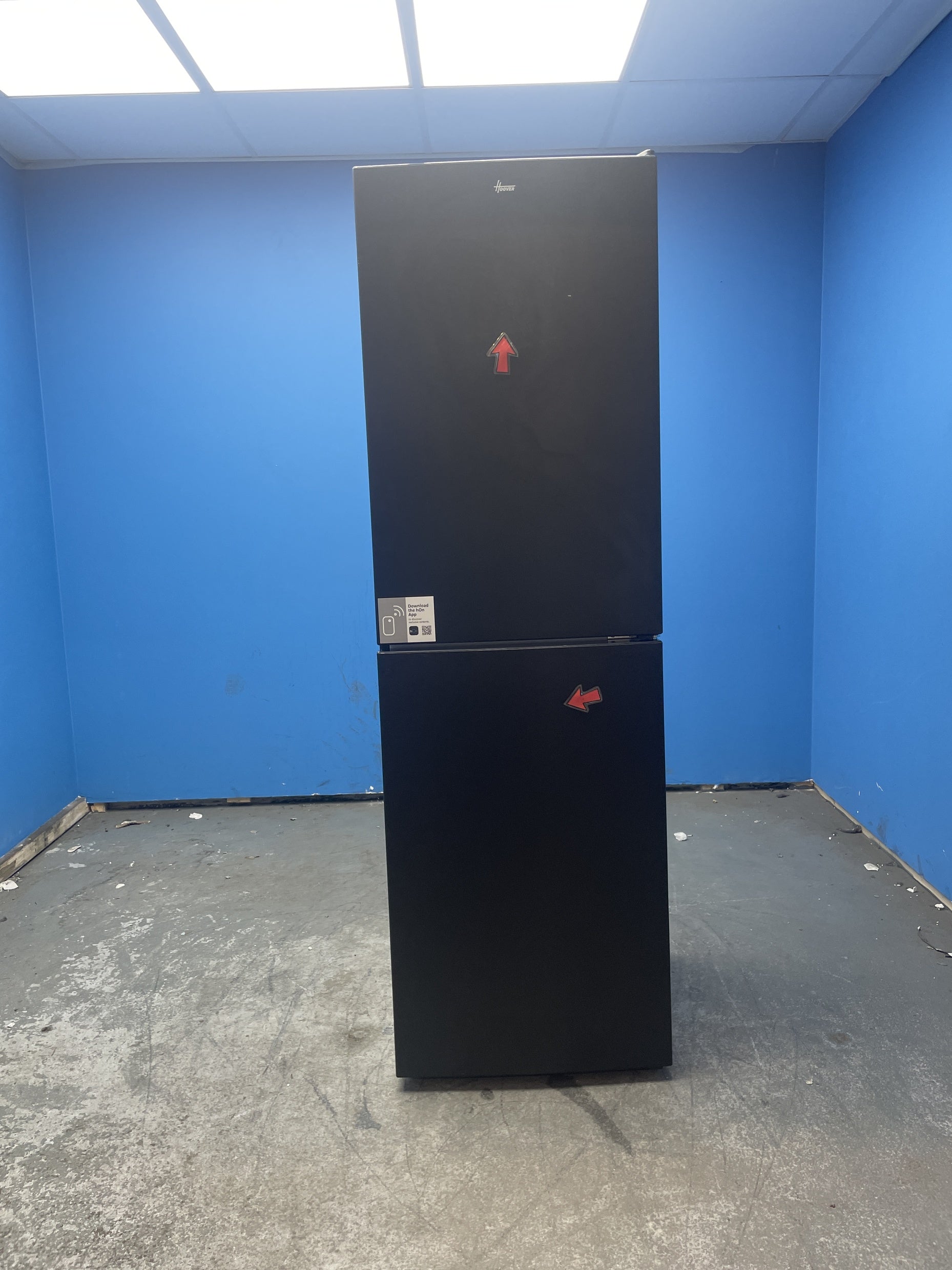 #GRC-158-683 - Hoover HVT3CLECKIHB 235 Litre Combi Fridge Freezer