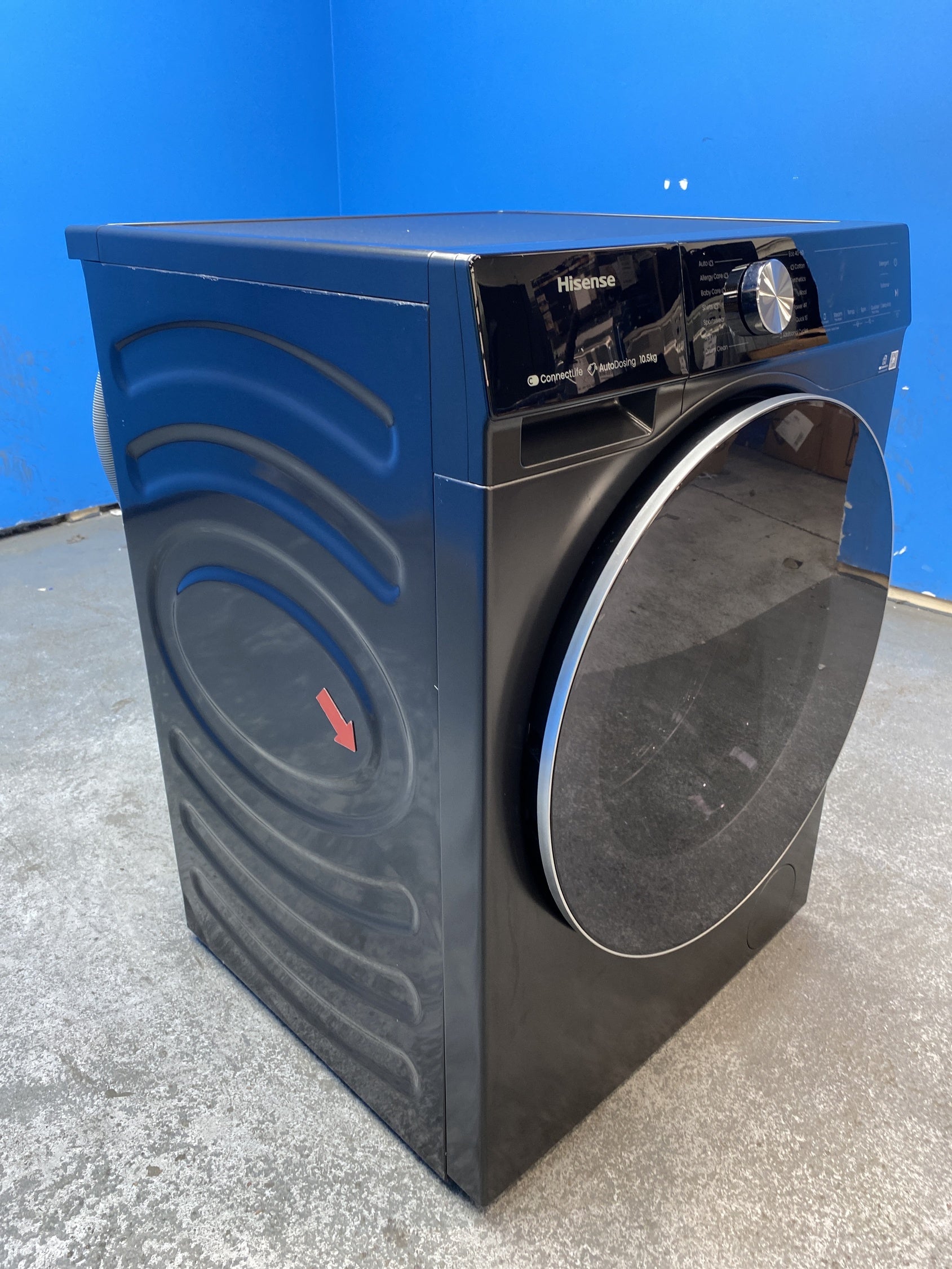 #GRC-145-196 - Hisense WF5I1045BBQ KitchenFit 5i 10.5 kg WiFi Washing Machine