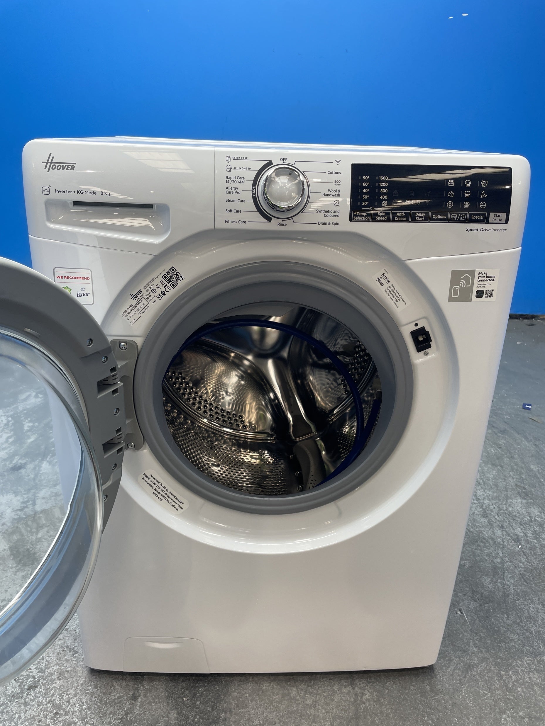 #GRC-159-054 - Hoover H-WASH 350 H3WPS 686TAM6 8kg 1600rpm Washing Machine