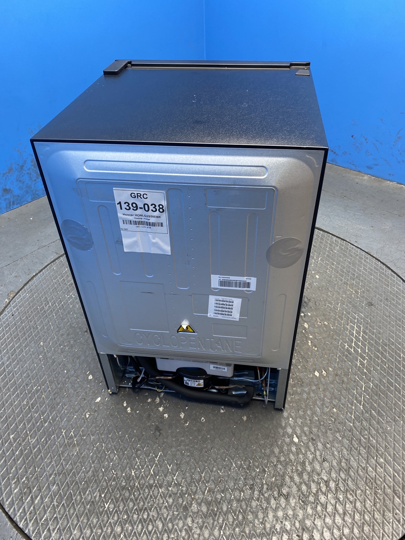 Hoover HONLQ2S58EBK H-FRIDGE 300 Mini Undercounter Fridge