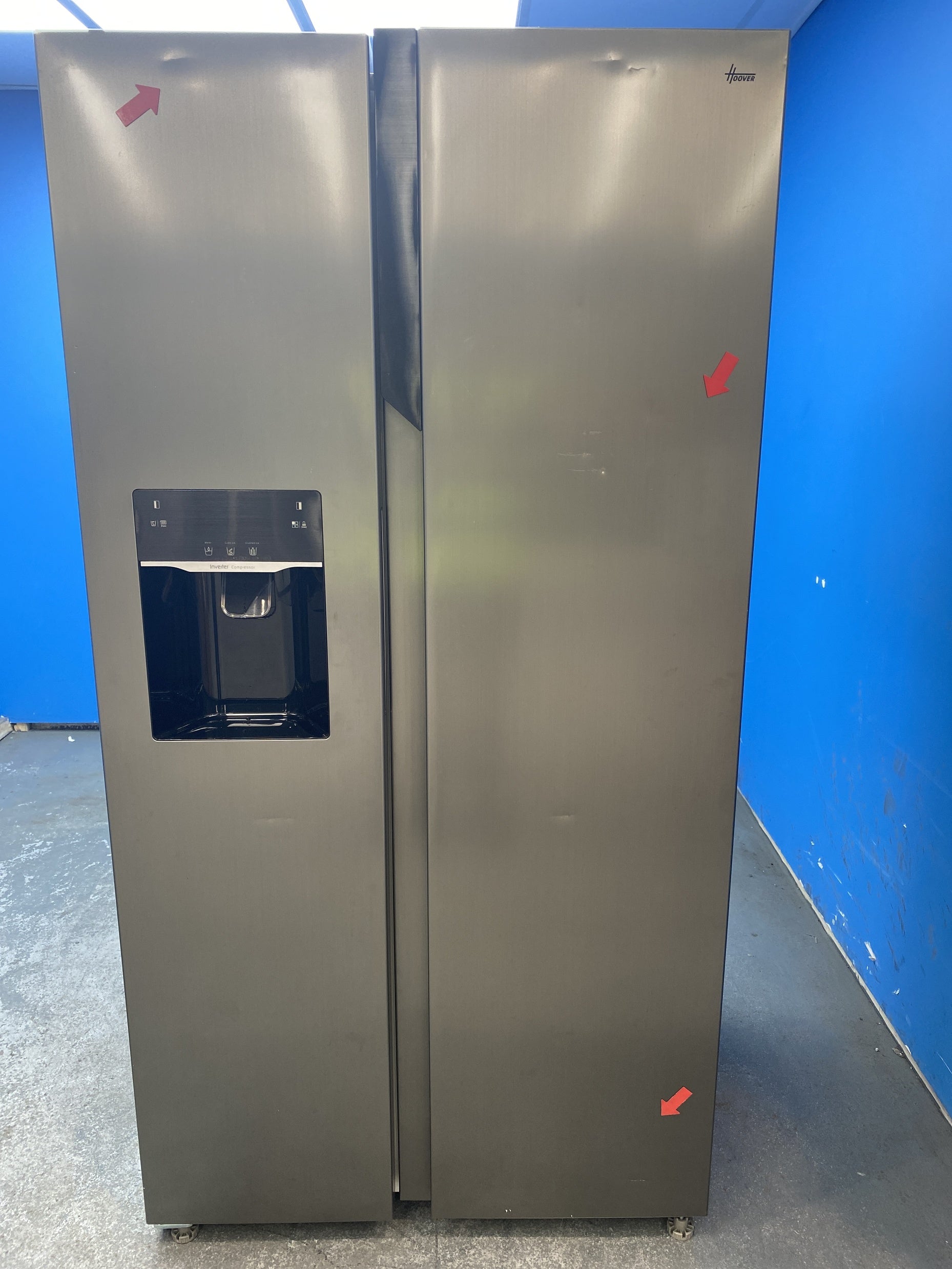 HOSR5918EIXK American Style 513 Litre Fridge Freezer