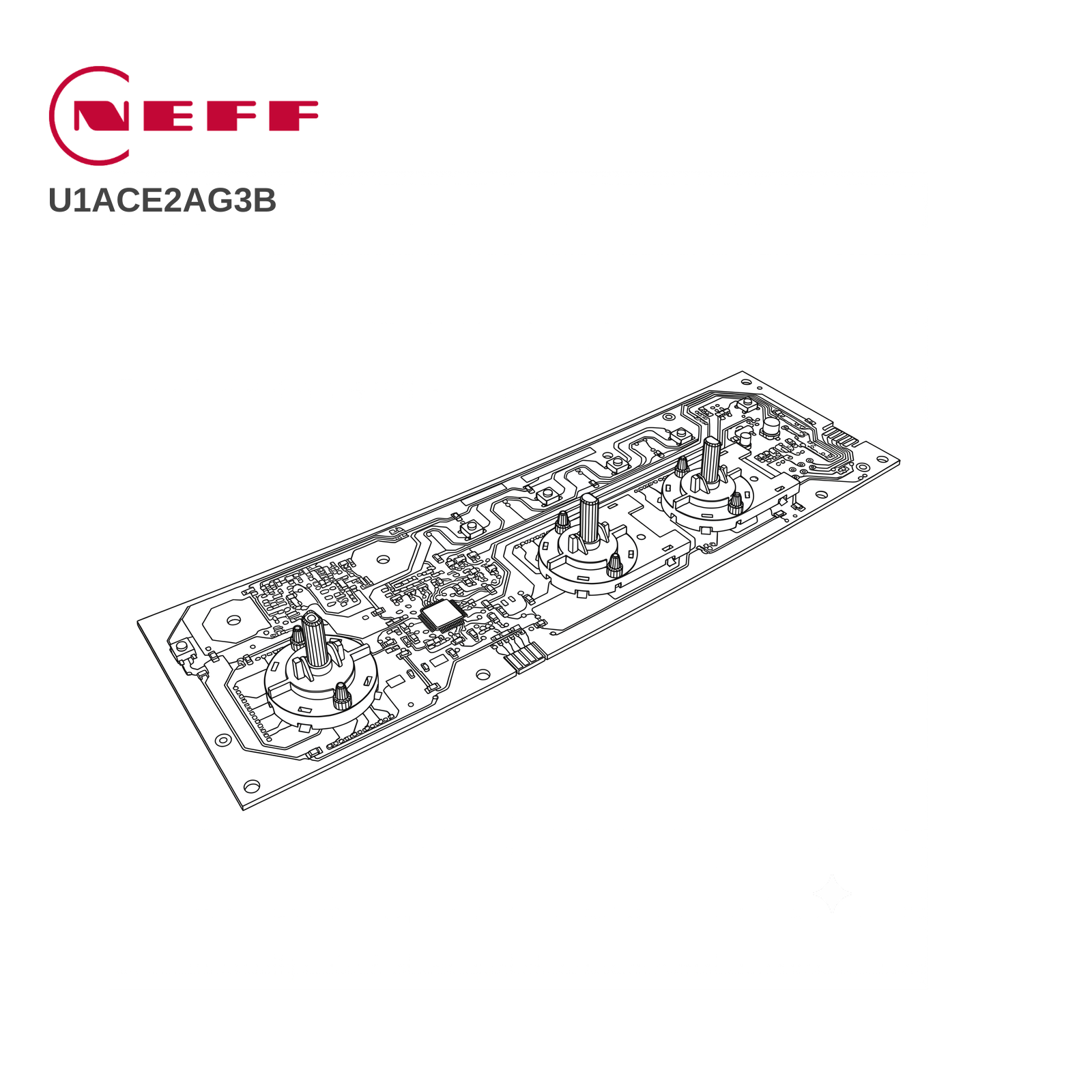 Neff U1ACE2AG3B Oven PCB - Renew 2 U