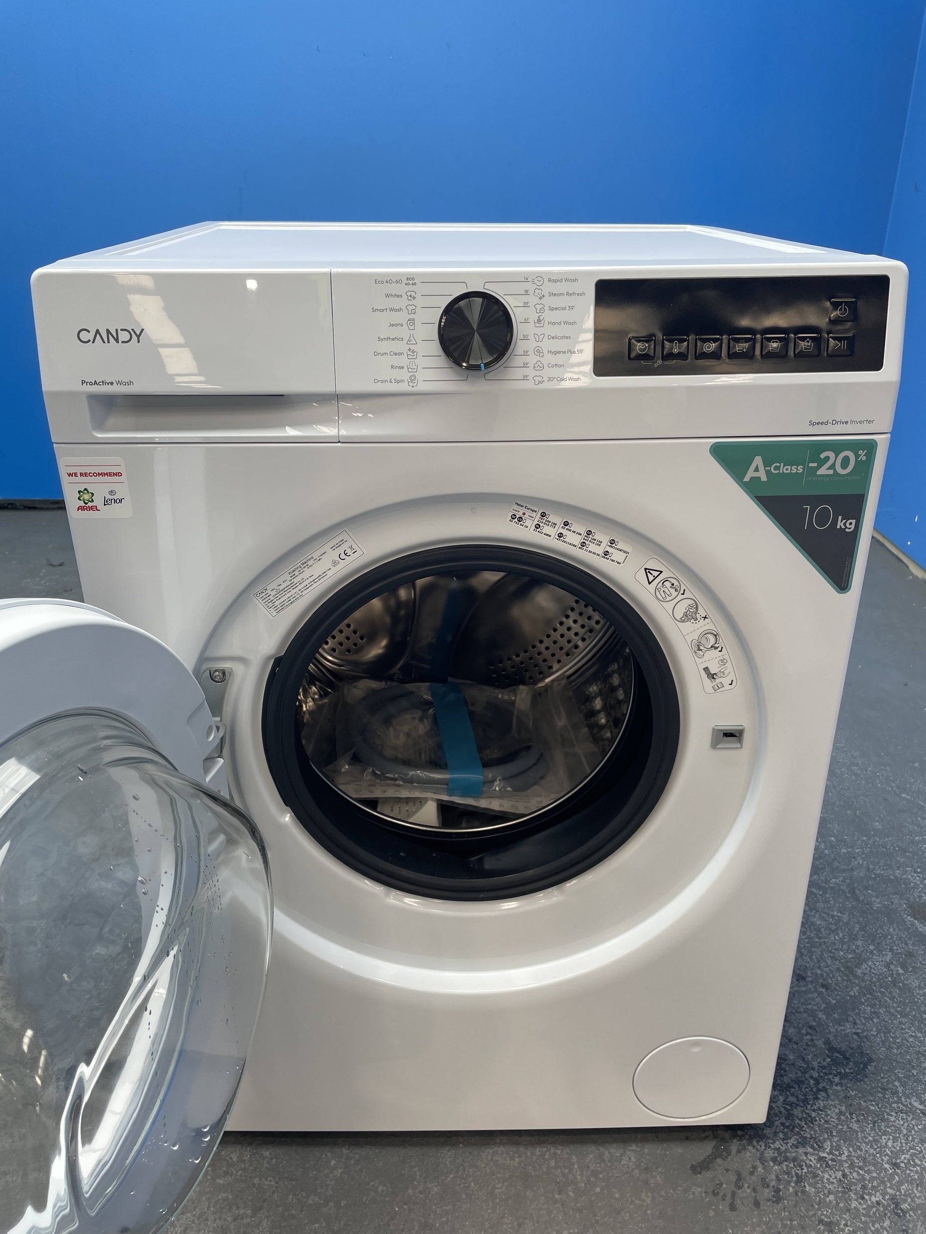#GRC-163-112 - Candy GD 4108-80 10kg 1400 rpm Quick Wash Washing Machine
