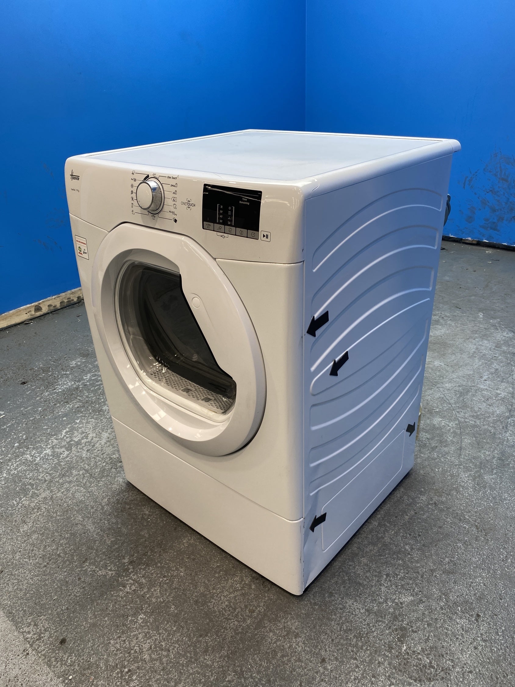 #GRC-157-026 - Hoover HLE V9DG-80 9kg Vented Tumble Dryer
