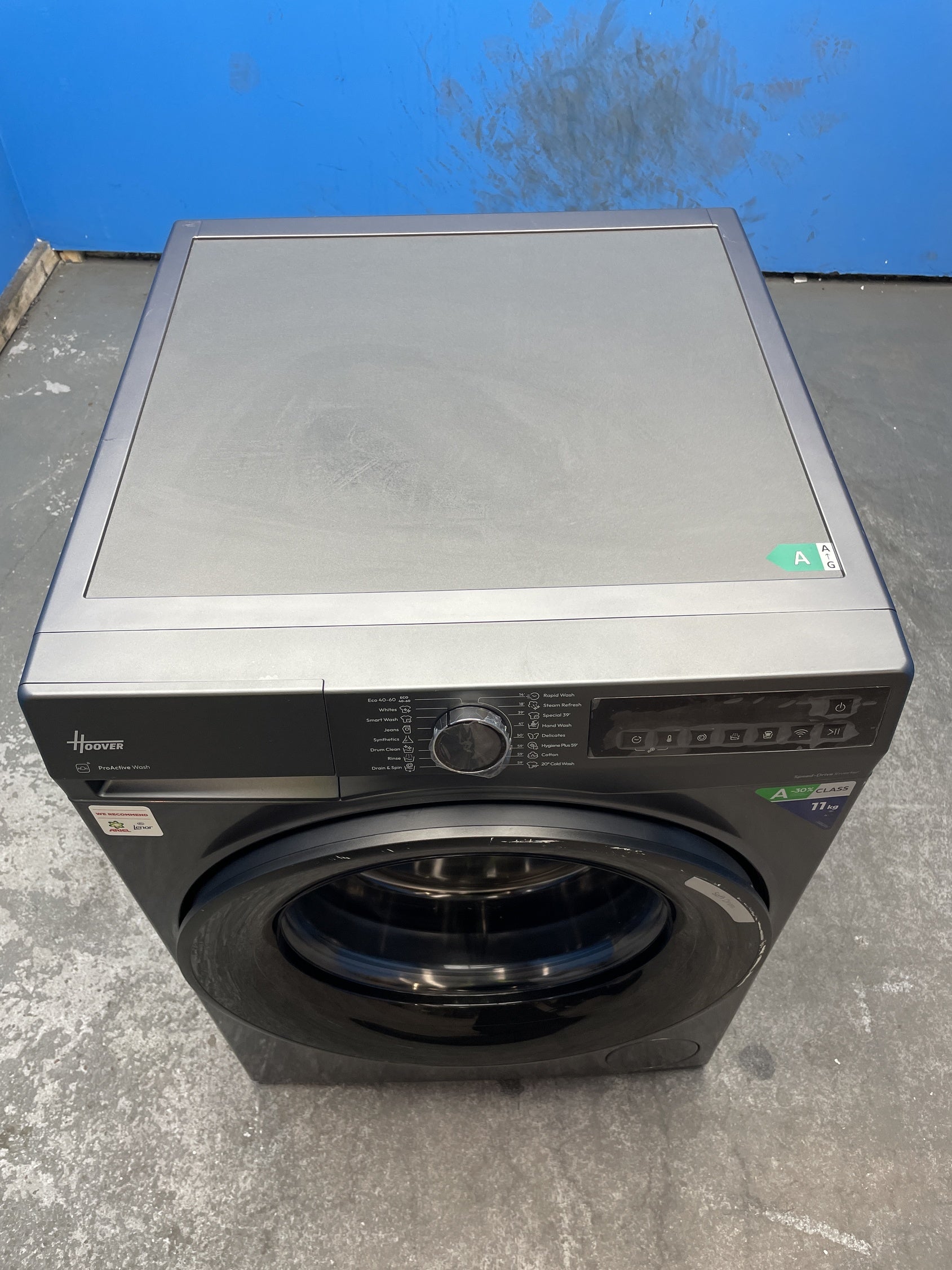 #GRC-160-661 - Hoover HBR 411BL9G-80 Series 3 11kg 1400 Spin Washing Machine