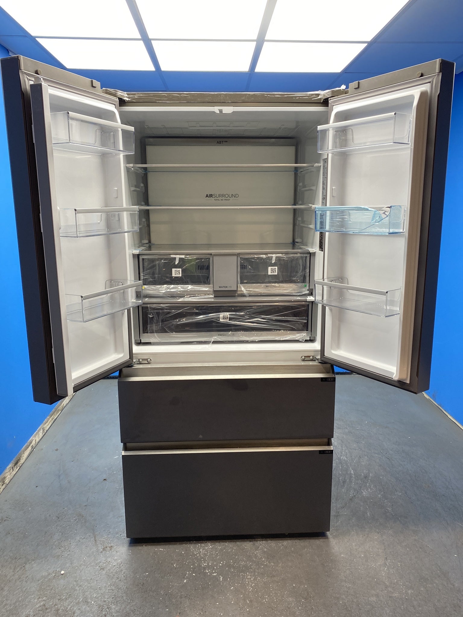 Haier Series 7 HFR79F19EFGK 703 Litre French Style Fridge Freezer