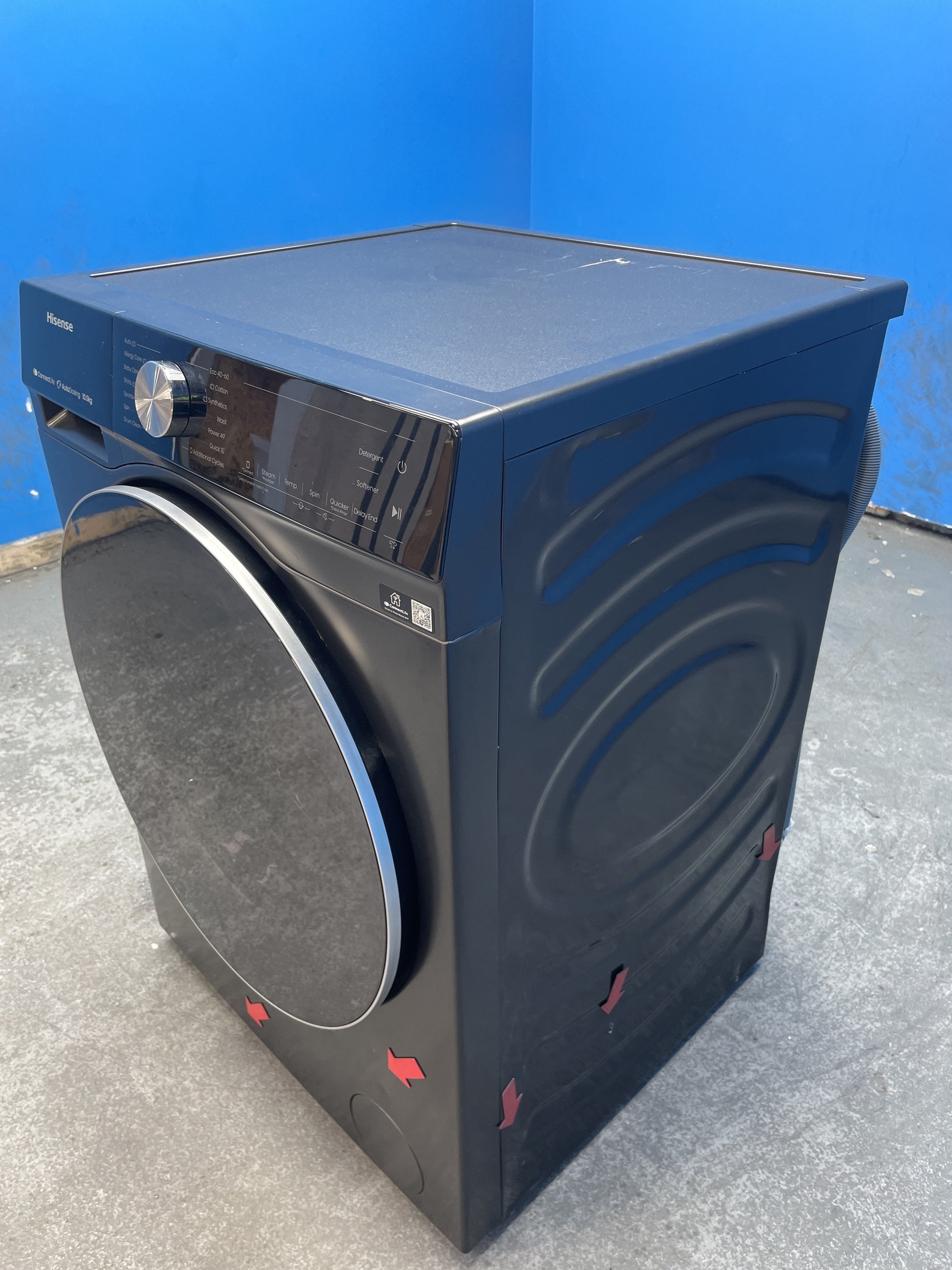 #GRC-157-457 - Hisense WF5S1045BB 10.5kg 1400 Spin Washing Machine