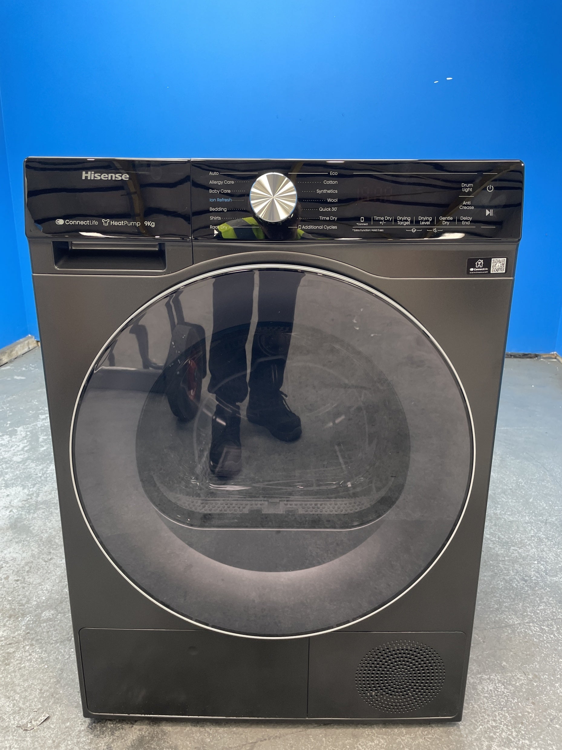 #GRC-159-657 - Hisense DH5S902BB 9kg Heat Pump Tumble Dryer