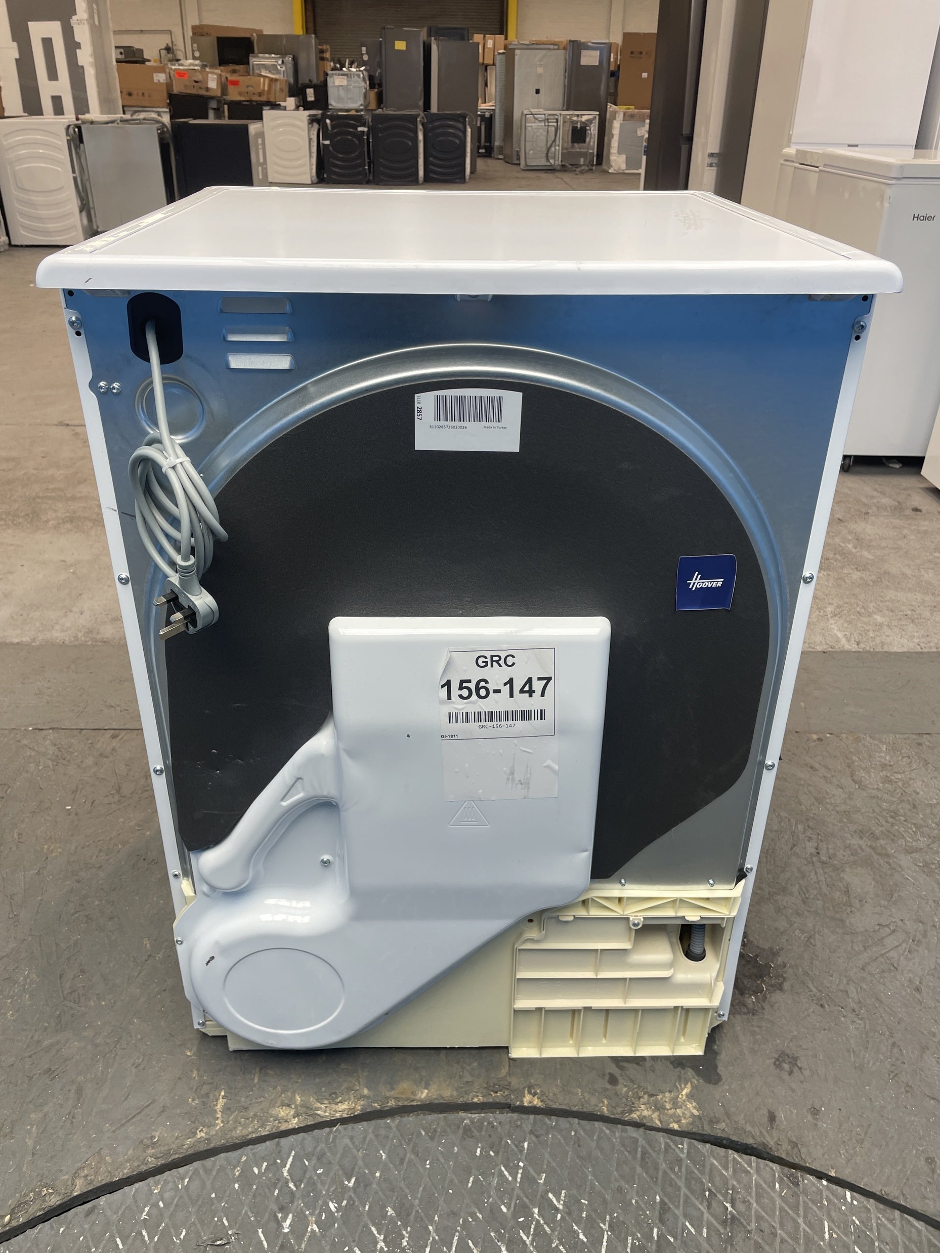 #GRC-156-147 - Hoover HRE C9TE-80 9kg Condenser Tumble Dryer with Wi-Fi