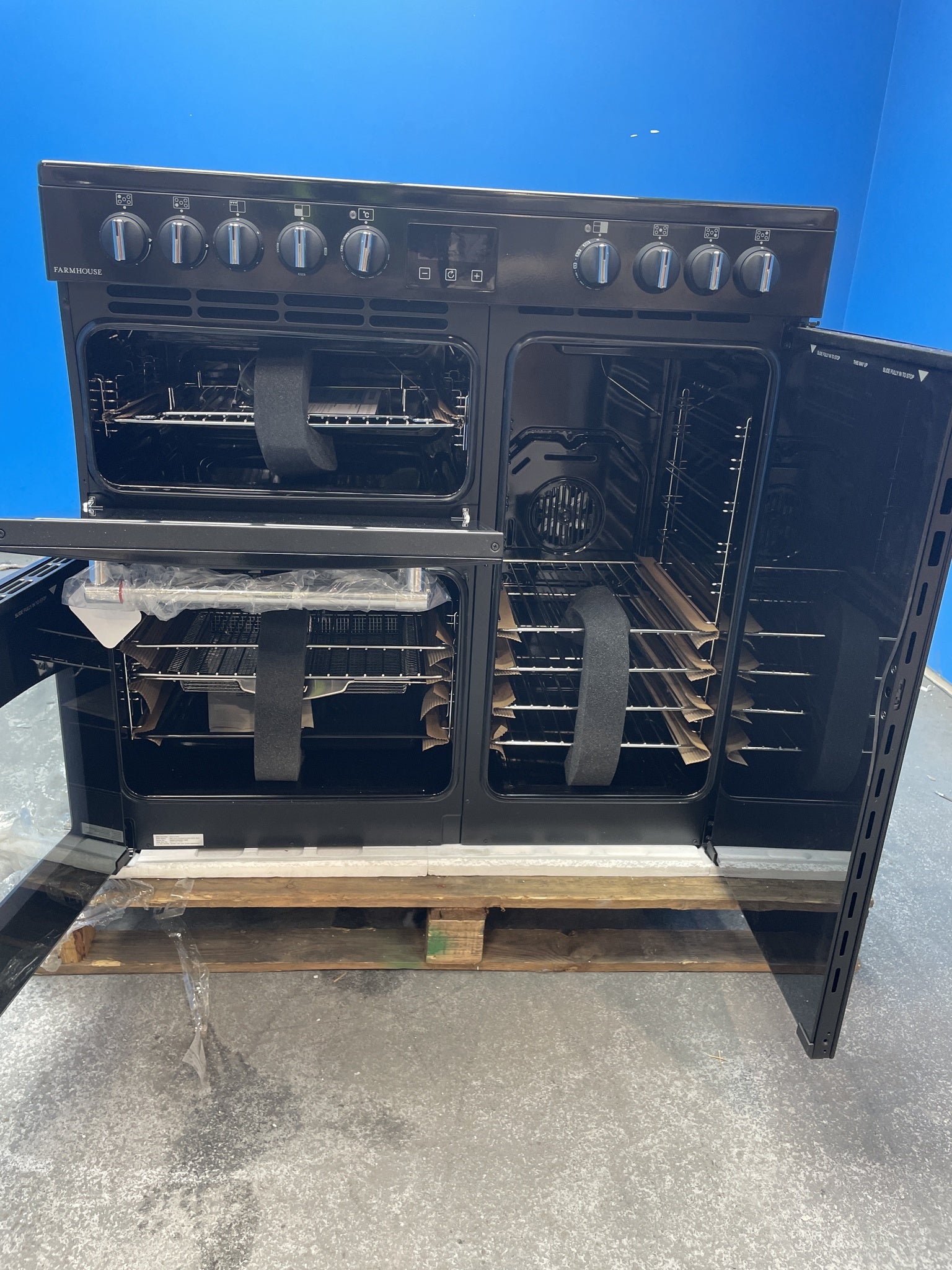 #GRC-159-443 - Belling Farmhouse 90DF Dual Fuel 90cm Range Cooker