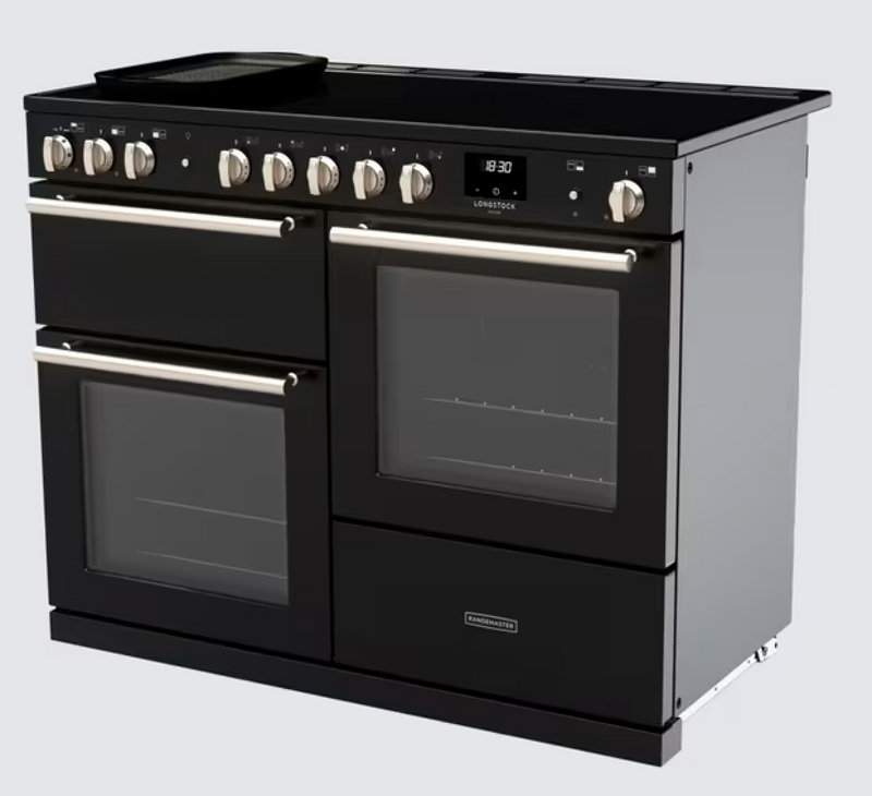 Rangemaster 110cm Induction Range Cooker – Black