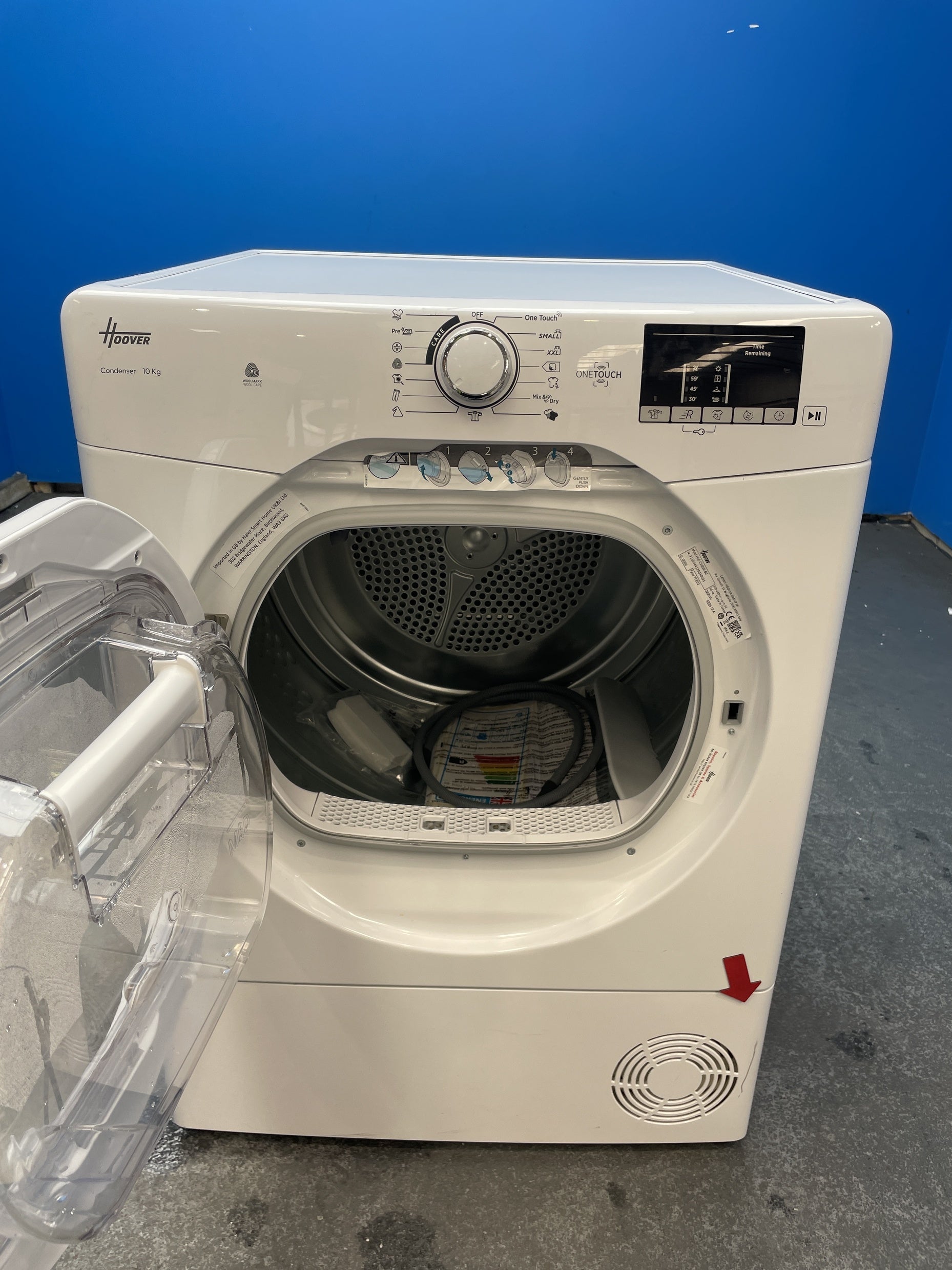 #GRC-158-592 - Hoover H-DRY 300 HLE C10DE-80 10kg Condenser Tumble Dryer