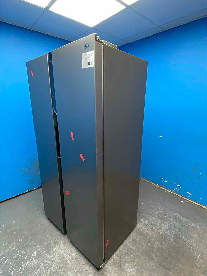 #GRC-160-721 - Hoover HHSBSO-6174XK 532 Litre American Style Fridge Freezer