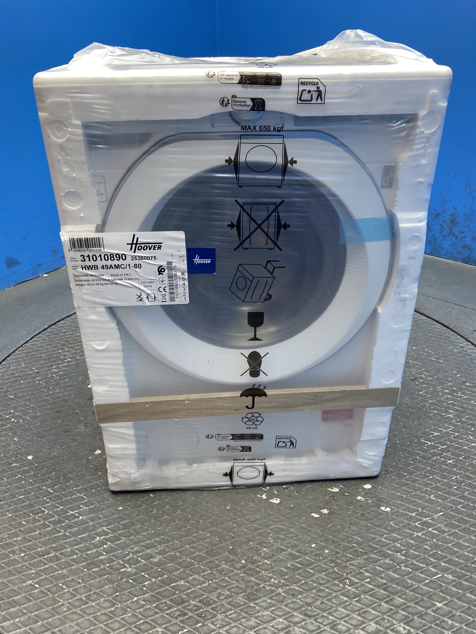 Hoover HWB49AMC 9kg 1400 Spin Washing Machine