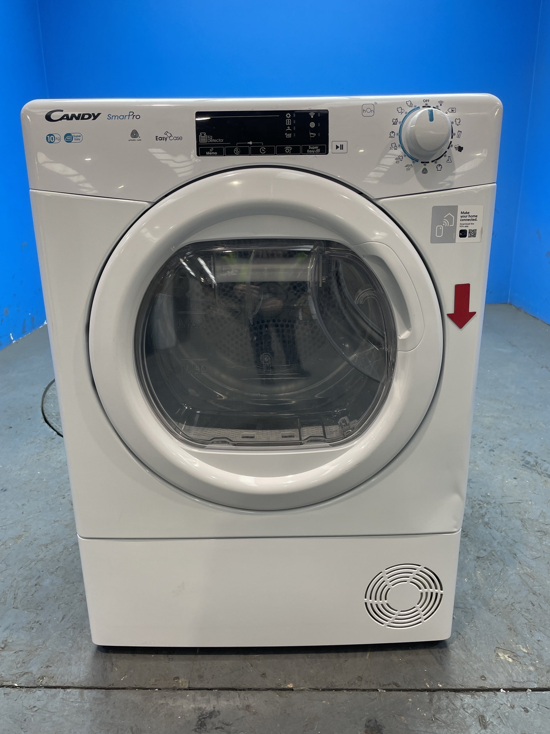 #GRC-155-154 - Candy CSOEC10TE-80 10kg Condenser Smart Pro Dryer