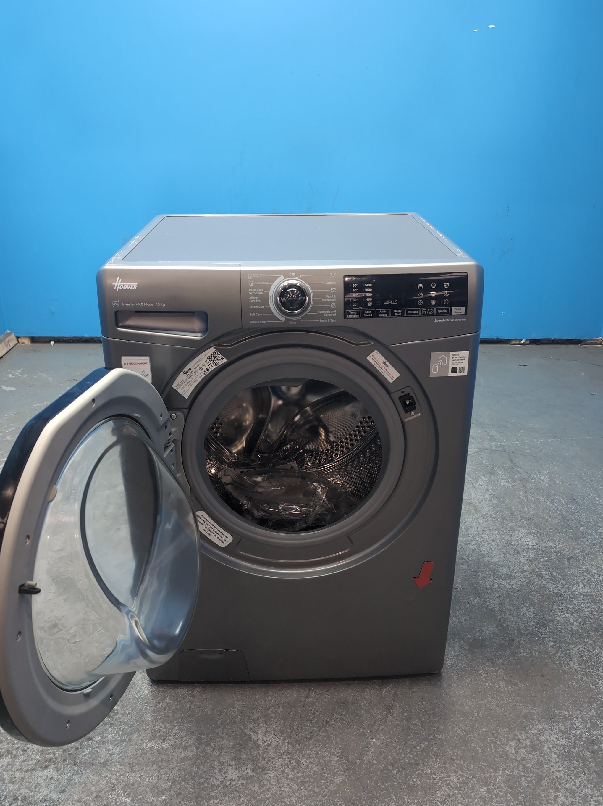 #GRC-164-375 - Hoover H-WASH 350 10kg 1400rpm Washing Machine – Eco-Power Inverter Motor