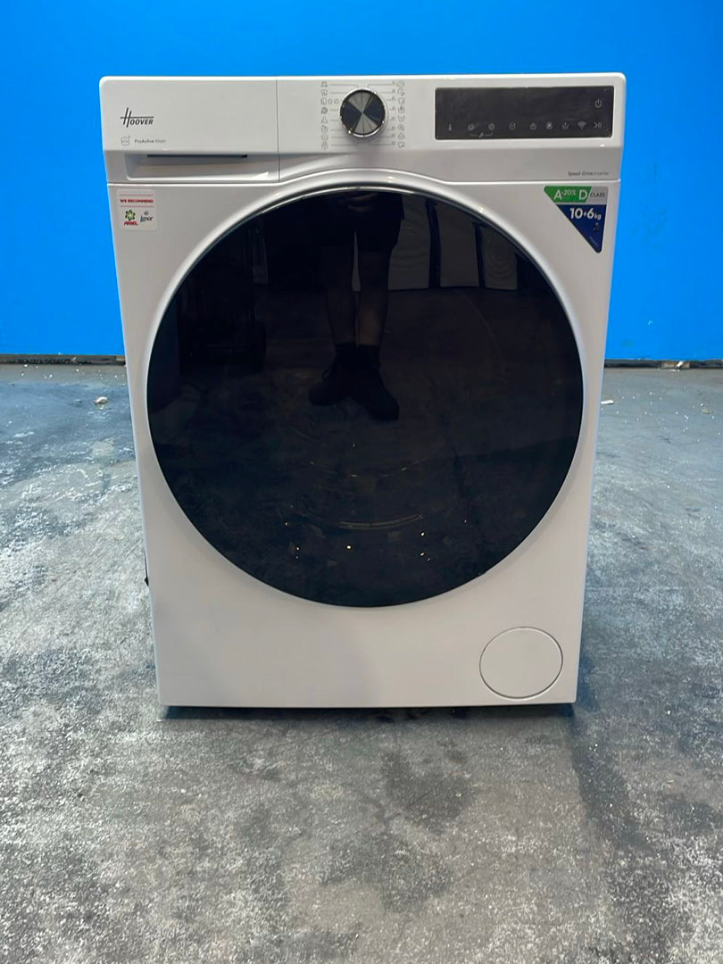 #GRC-162-134 - Hoover Washer Dryer – 10kg Wash, 6kg Dry, 1400rpm, WiFi Connected, White, Quick Wash