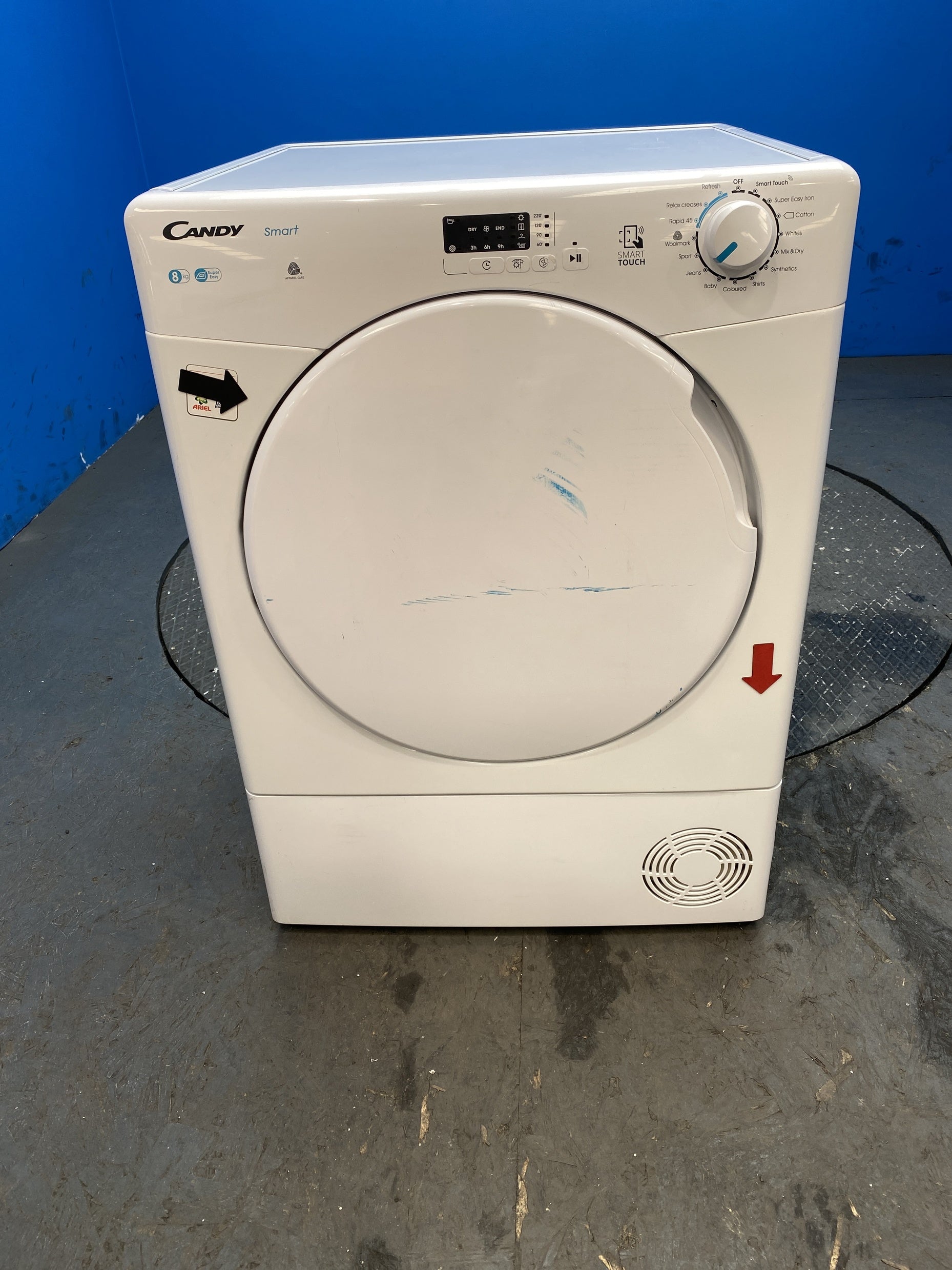 #GRC-155-168 - Candy KSEC8LF 8kg Smart Condenser Tumble Dryer