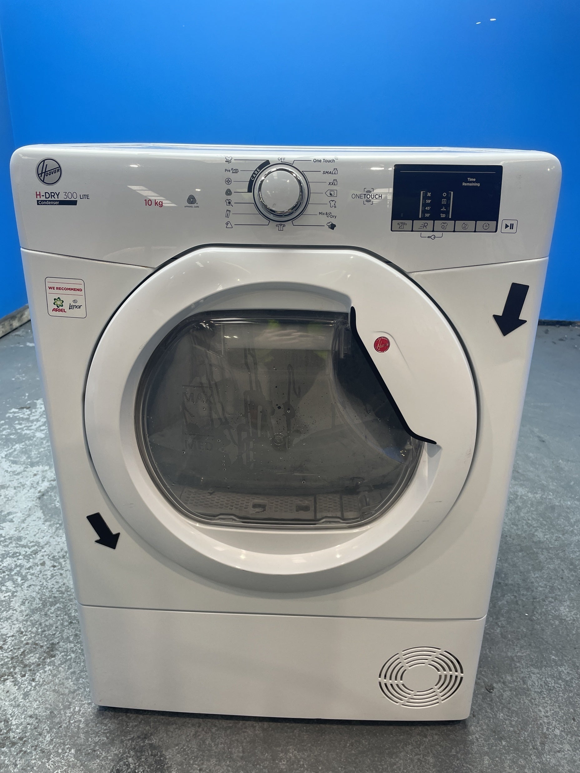 #GRC-156-841 - Hoover H-DRY 300 HLE C10DE-80 10kg Condenser Tumble Dryer