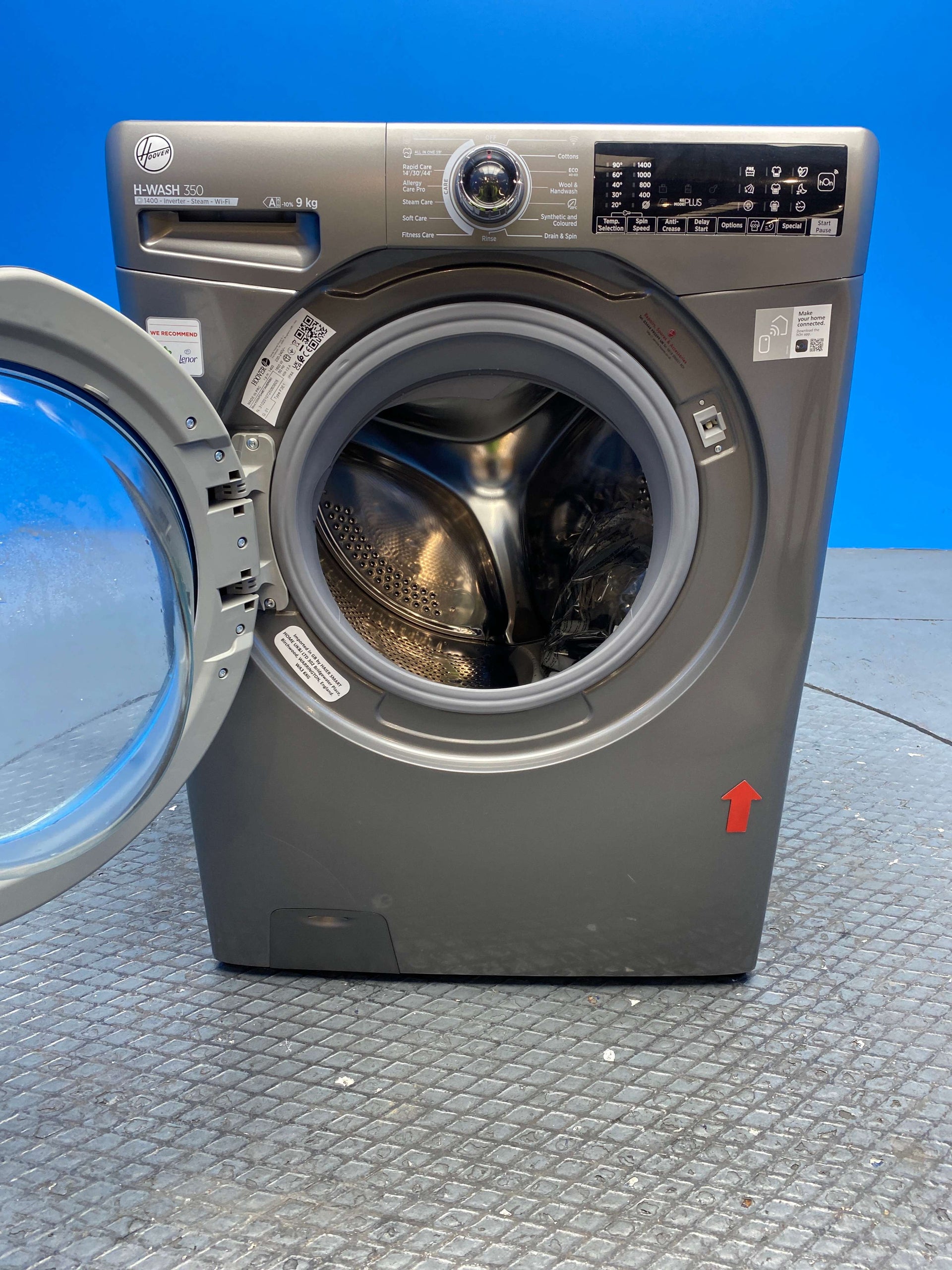Hoover H3WPS496TAMBR680 9kg 1400 Spin Washing Machine