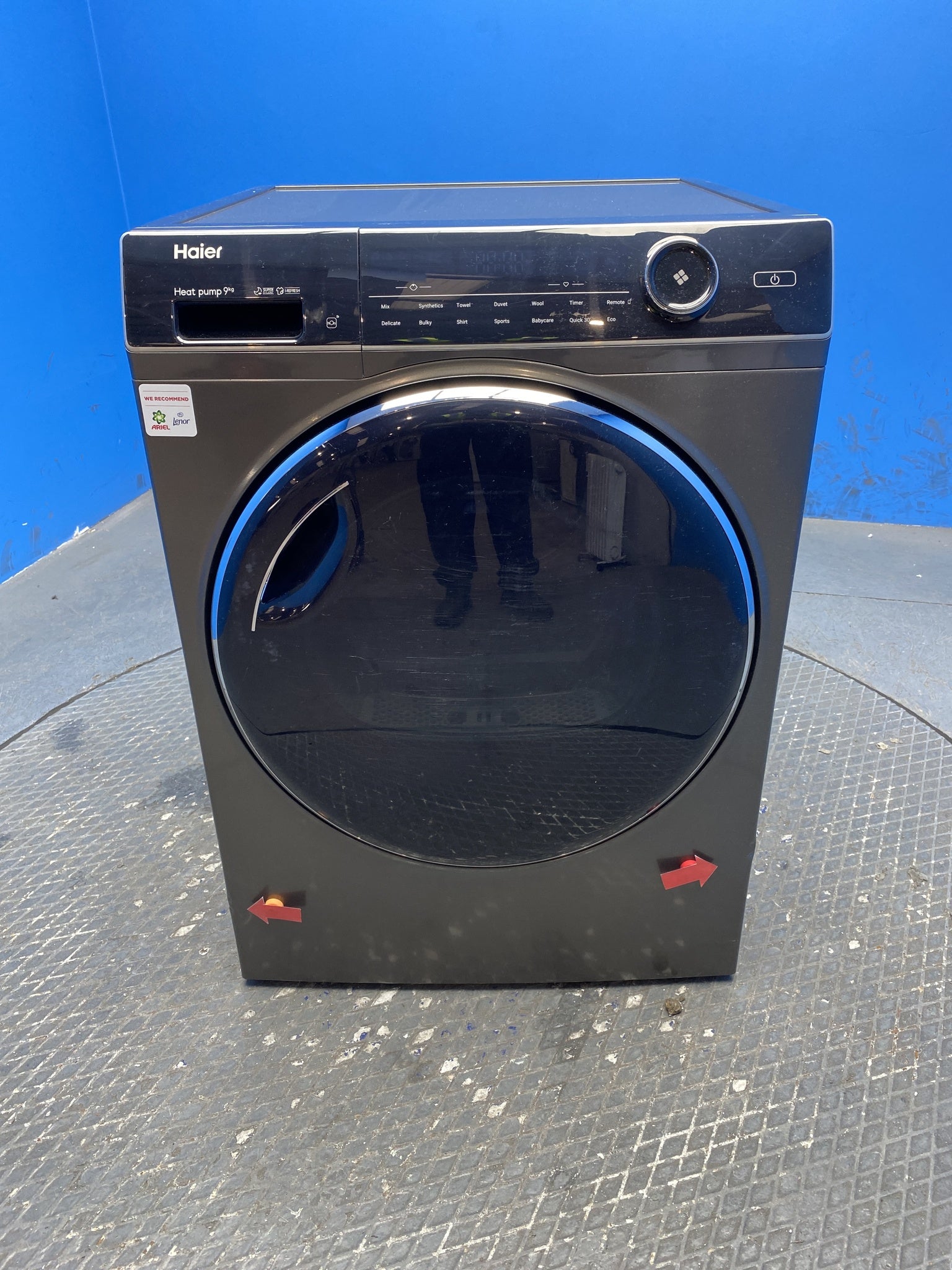 Haier HD90-A3Q979U1 9kg Heat Pump Tumble Dryer