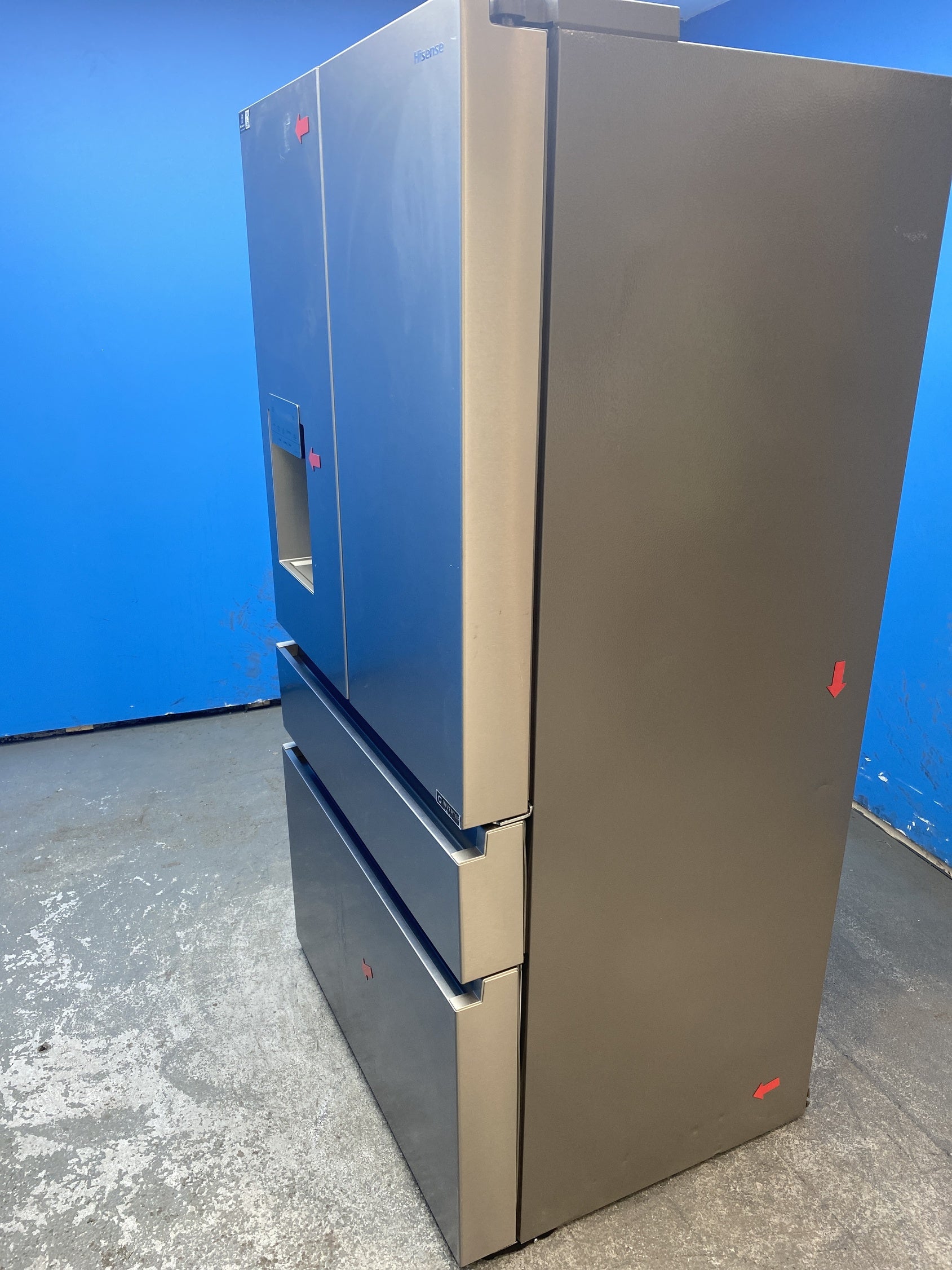 #GRC-136-231 - Hisense RF728N4SASE PureFlat Multi Door Smart Fridge Freezer