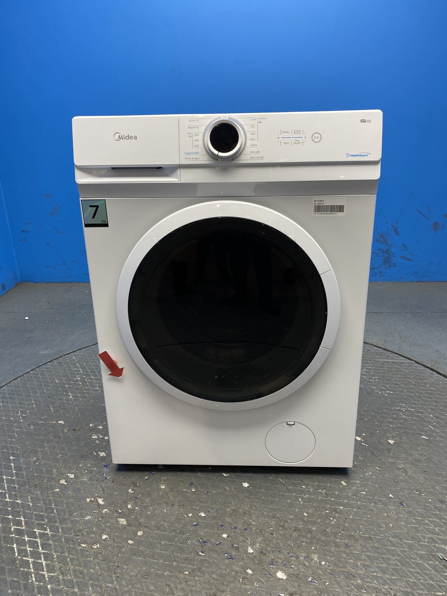 Midea MF100W70 7kg 1200 Spin Washing Machine