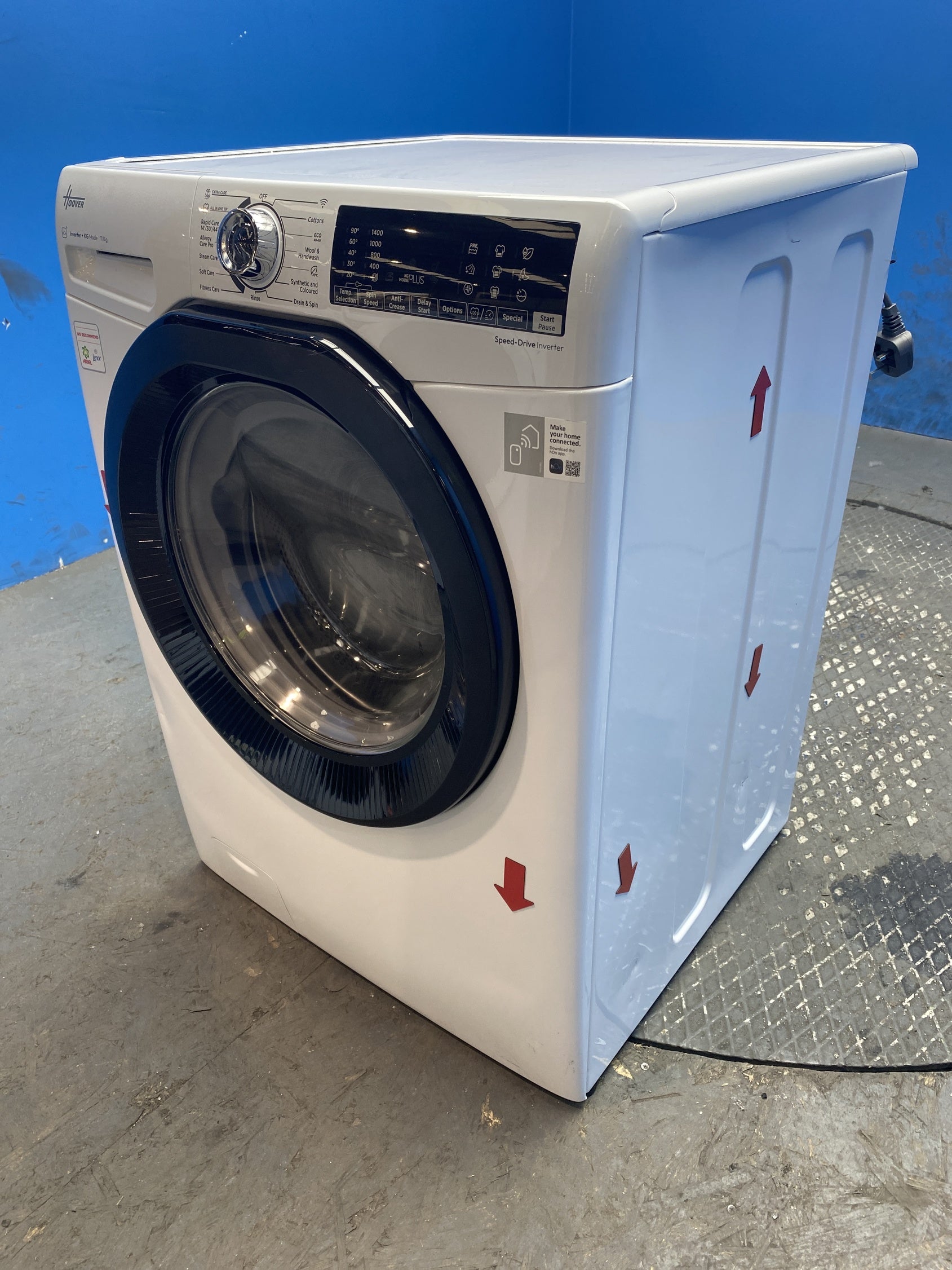 #GRC-156-887 - Hoover H3WPS4116TAMB5 11kg 1400 Spin Washing Machine