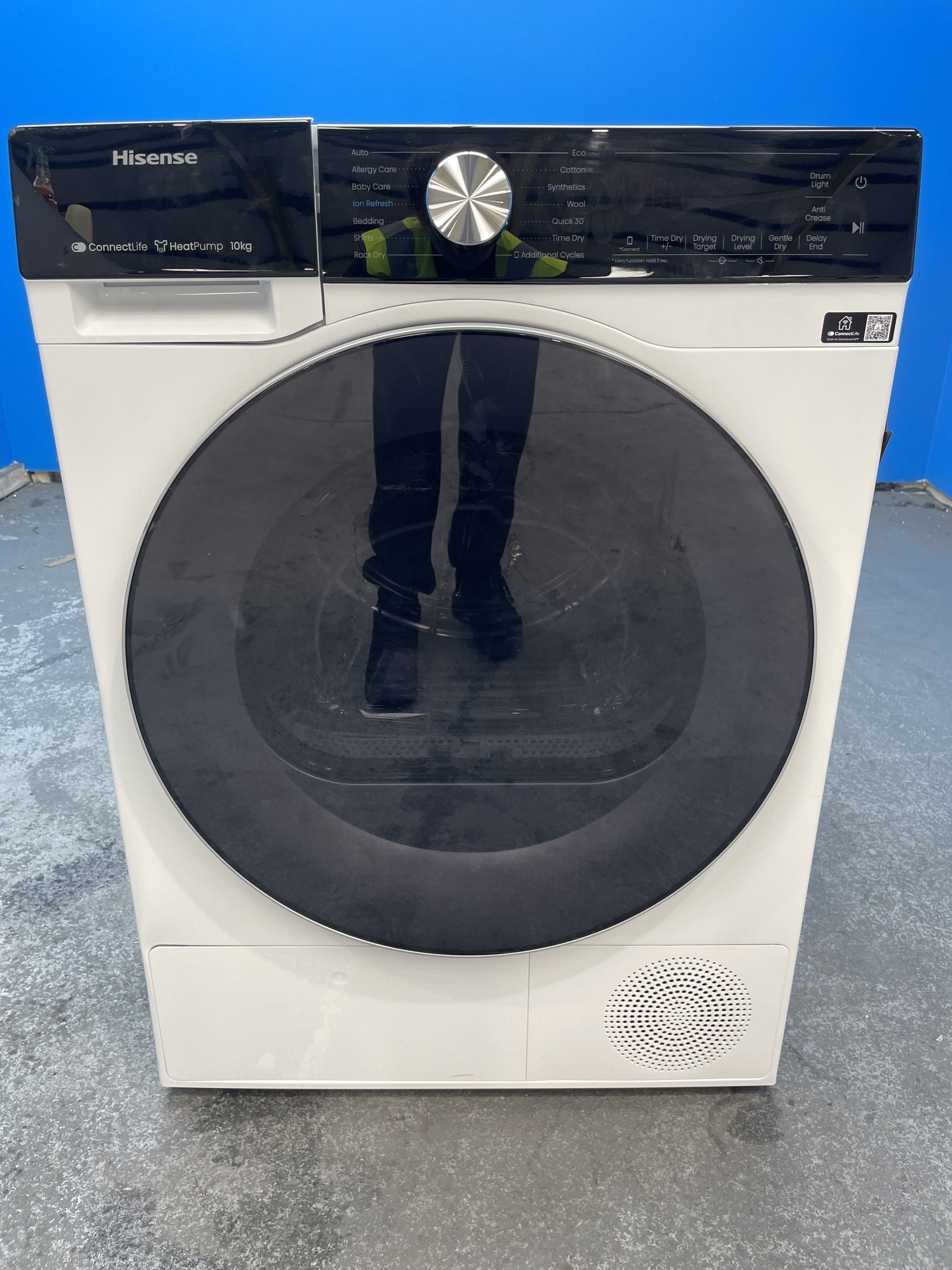 #GRC-158-082 - Hisense DH5S102BW 10kg Heat Pump Tumble Dryer