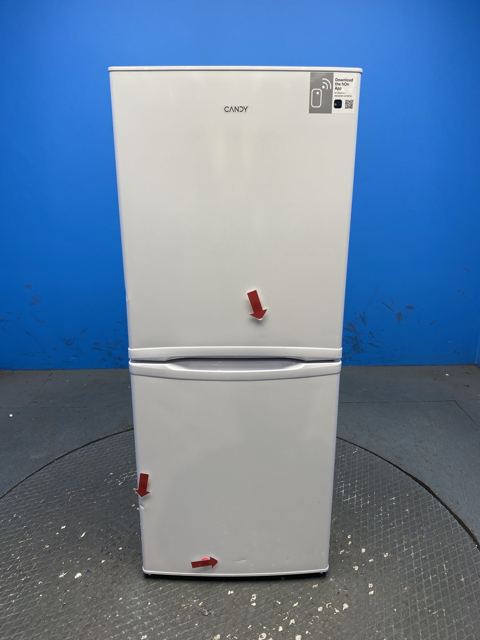 Candy CCH1S513EWK 185 Litre Combi Fridge Freezer