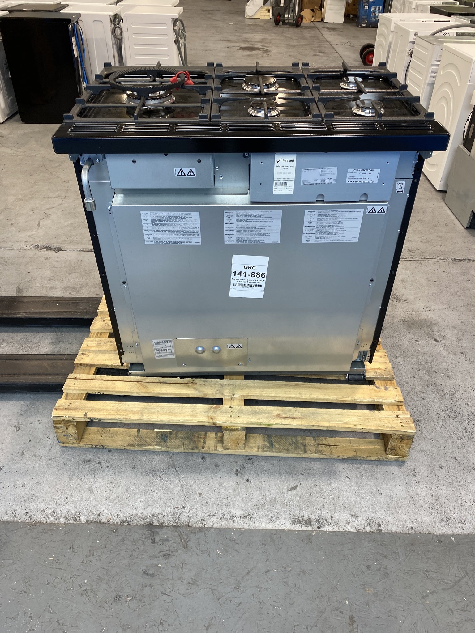 Rangemaster KCH90DFFSS/C Kitchener 90 Dual Fuel Range Cooker