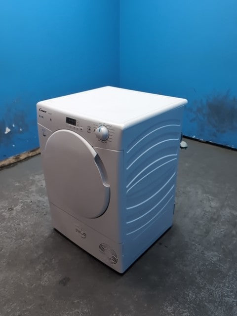 #GRC-162-768 - Candy Smart 8kg Condenser Tumble Dryer – Sensor Drying, White, B Energy Rating